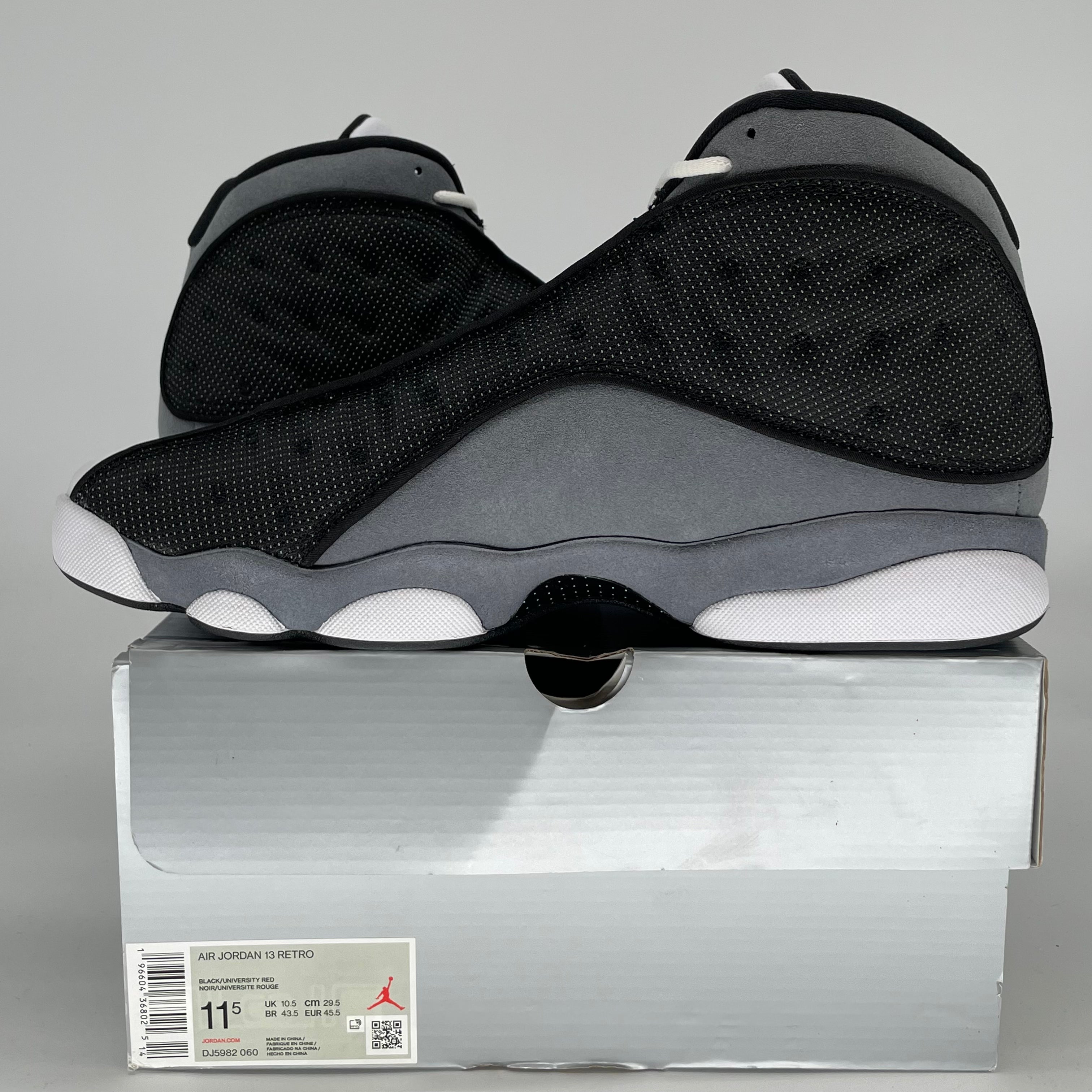 AIR JORDAN 13 BLACK FLINT DJ5982-060 SIZE 11.5/13W