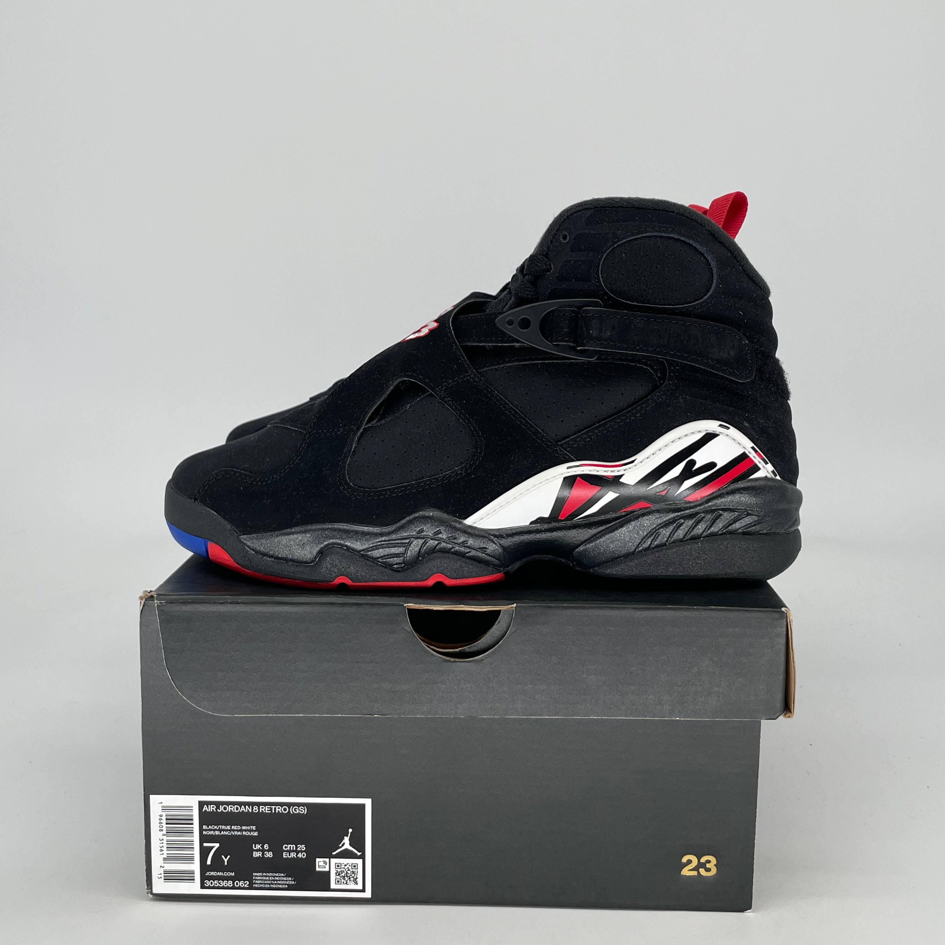 AIR JORDAN 8 PLAYOFFS 305368-062 SIZE 7/8.5W
