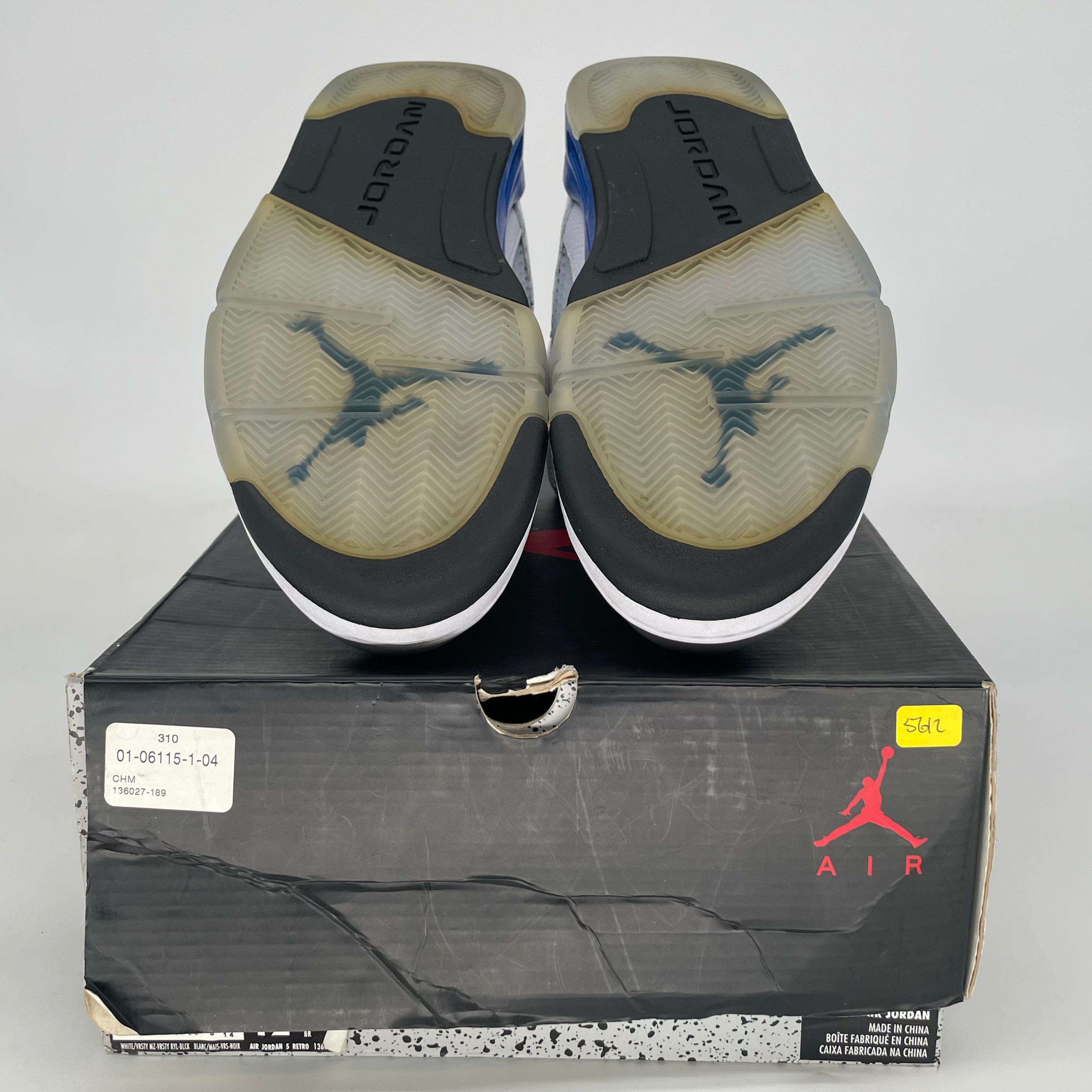 AIR JORDAN 5 LANEY 136027-189 SIZE 12/13.5W