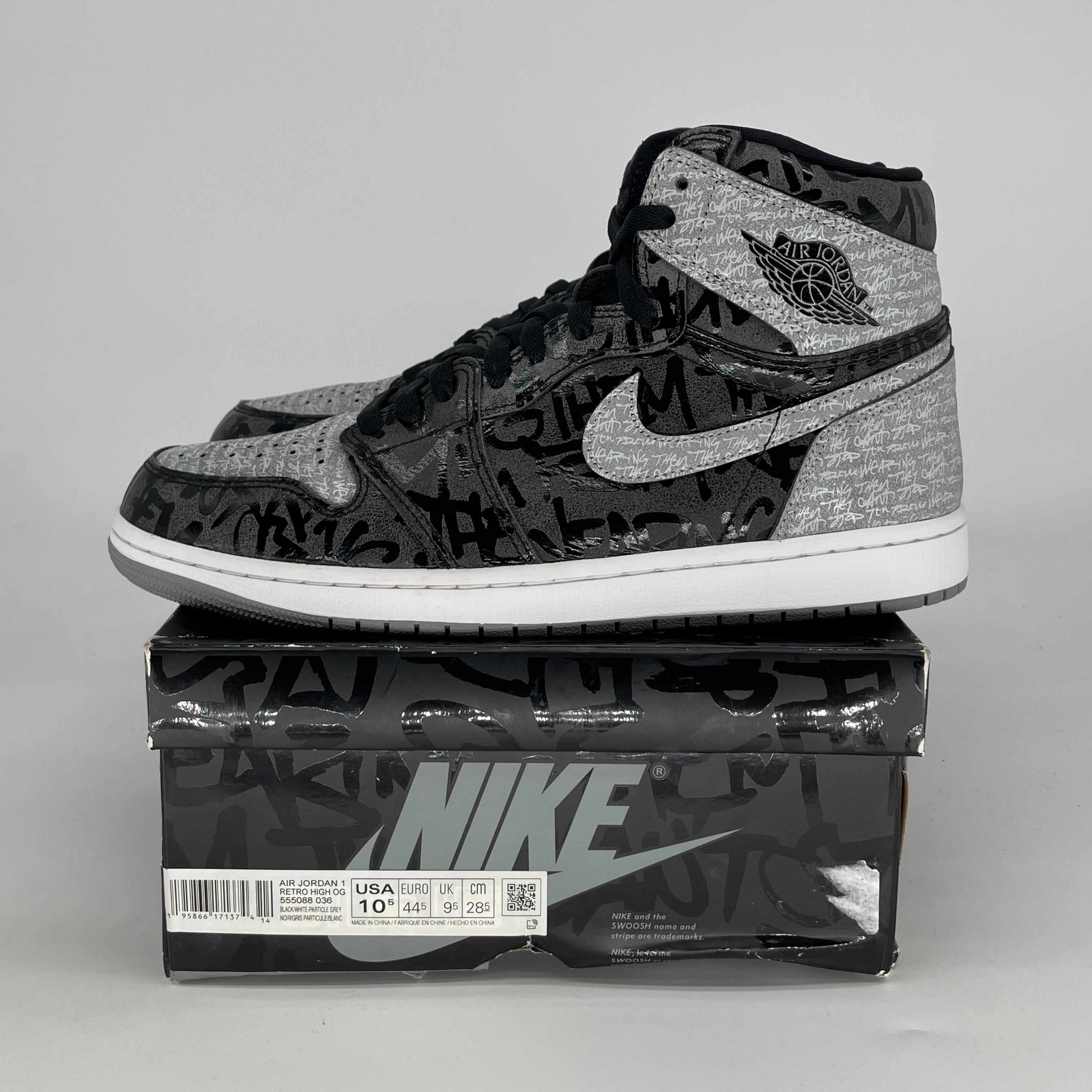 AIR JORDAN 1 REBELLIONAIRE 555088-036 SIZE 10.5/12W