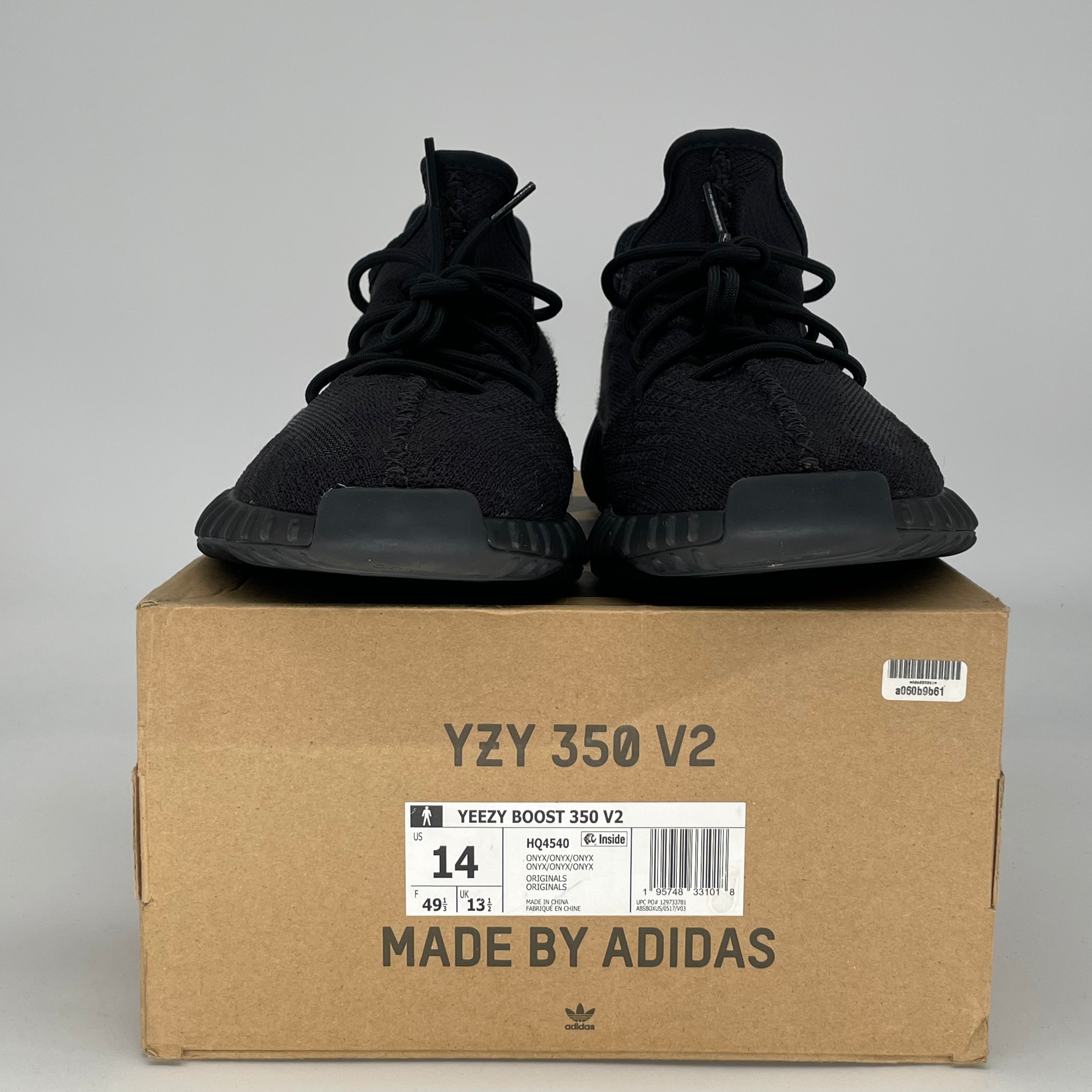 ADIDAS YEEZY 350 V2 ONYX HQ4540 SIZE 14/15.5W