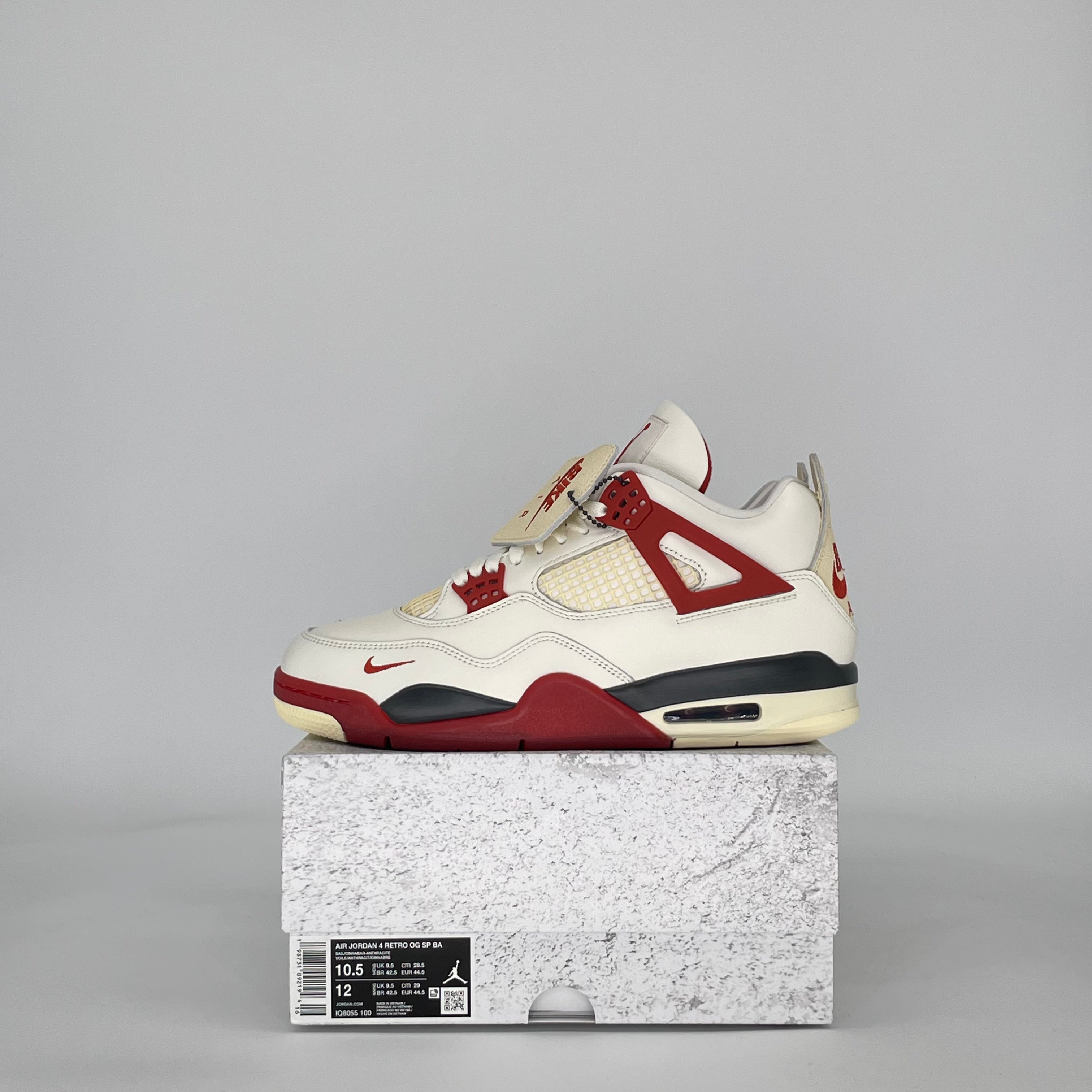 AIR JORDAN 4 NIGEL SYLVESTER BRICK AFTER BRICK IQ8055-100 SIZE 10.5/12W