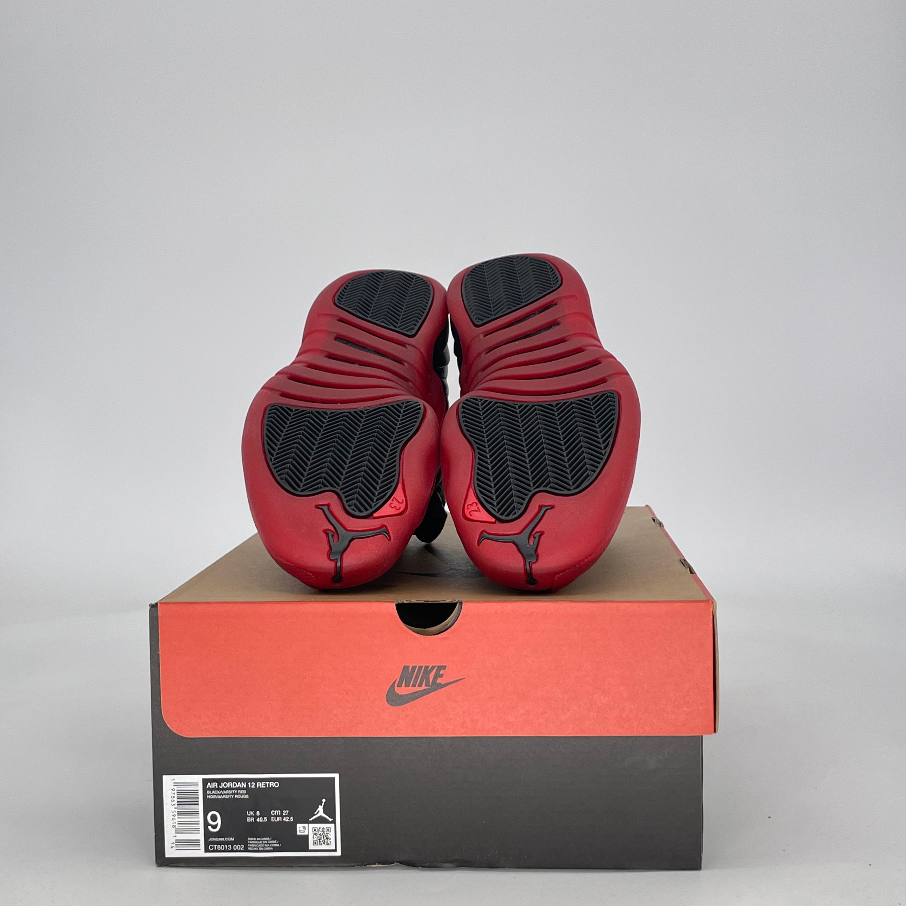AIR JORDAN 12 FLU GAME CT8013-002 SIZE 9/10.5W