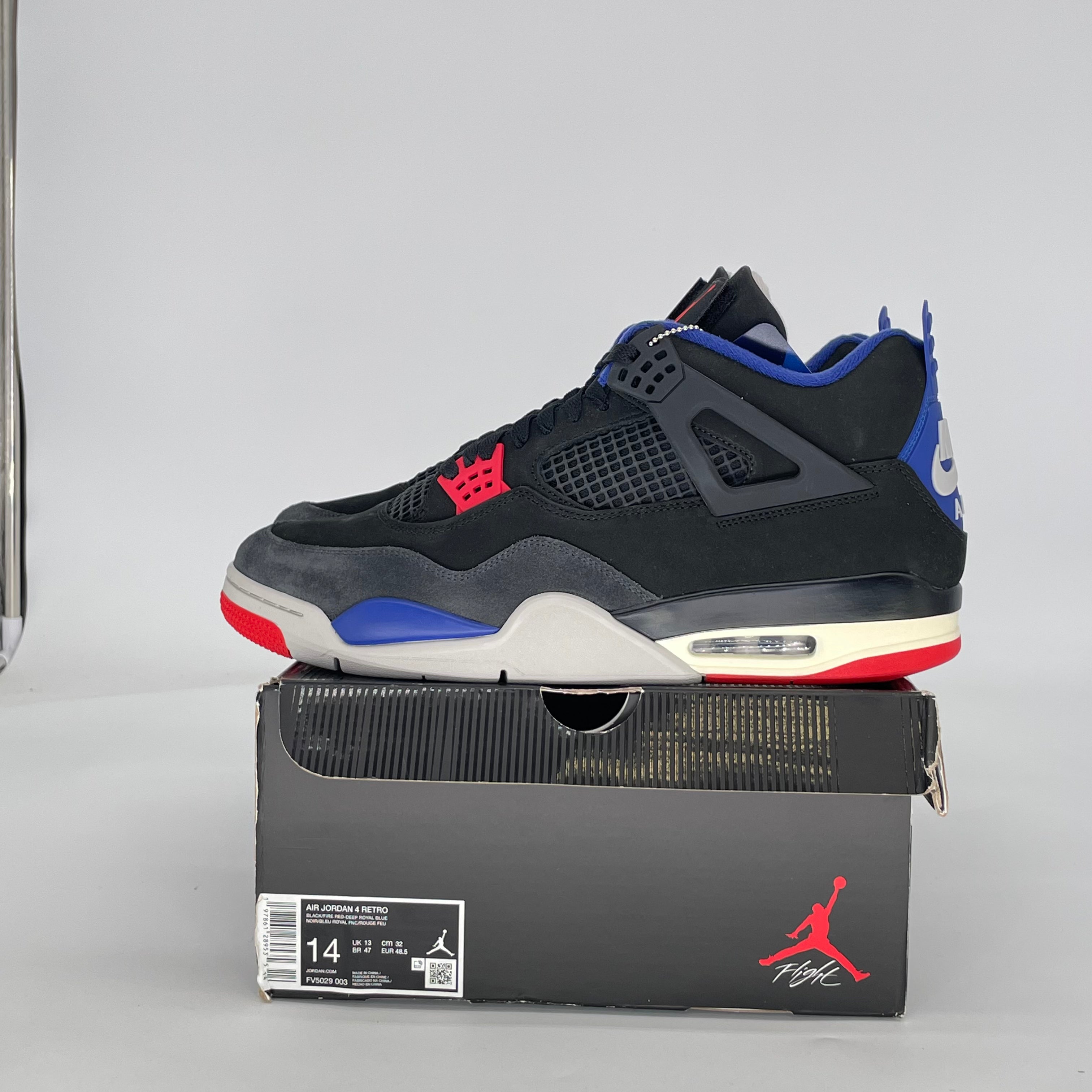 AIR JORDAN 4 RARE AIR (GOLD LETTERING) FV5029-003 SIZE 14/15.5