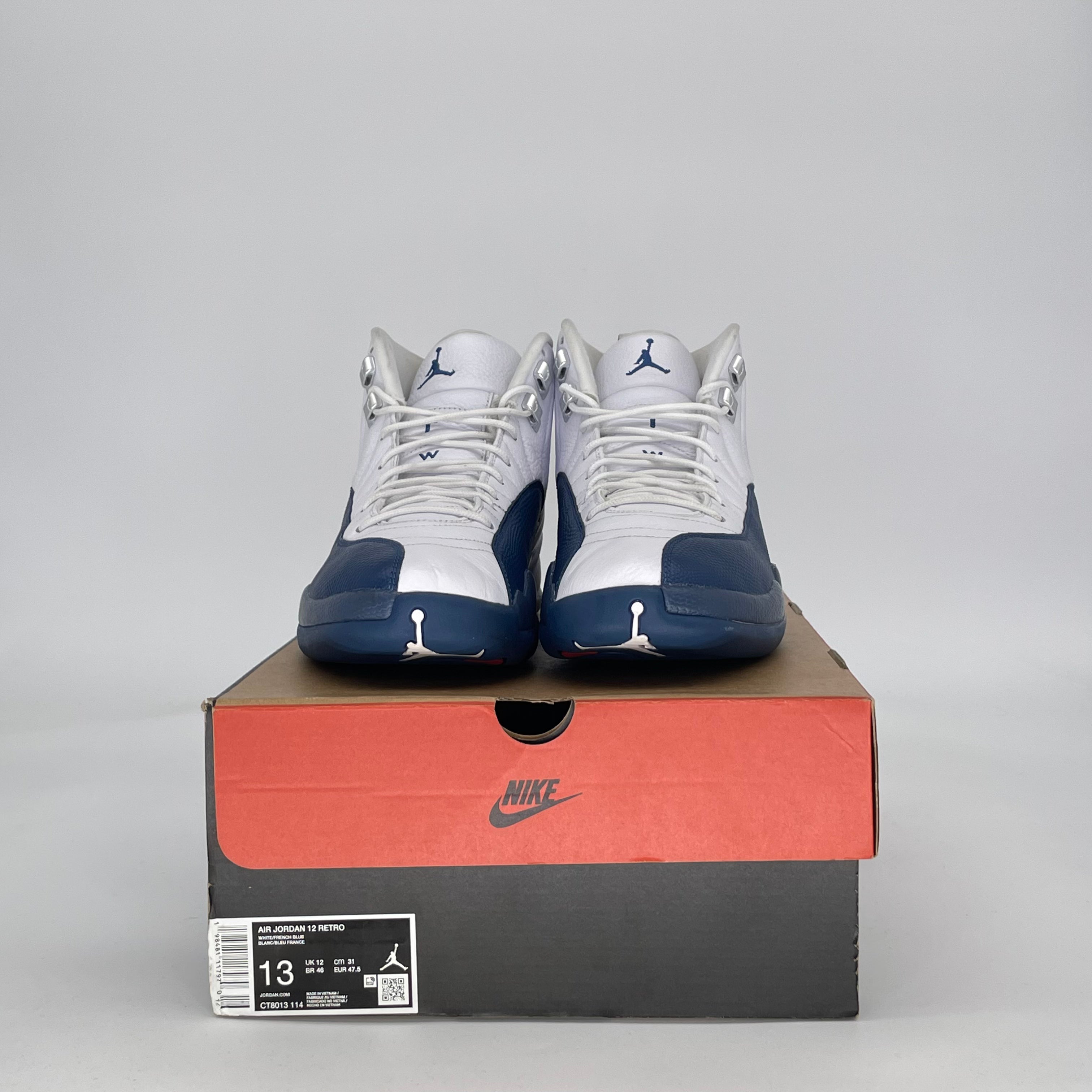AIR JORDAN 12 FRENCH BLUE CT8013-114 SIZE 13/14.5W