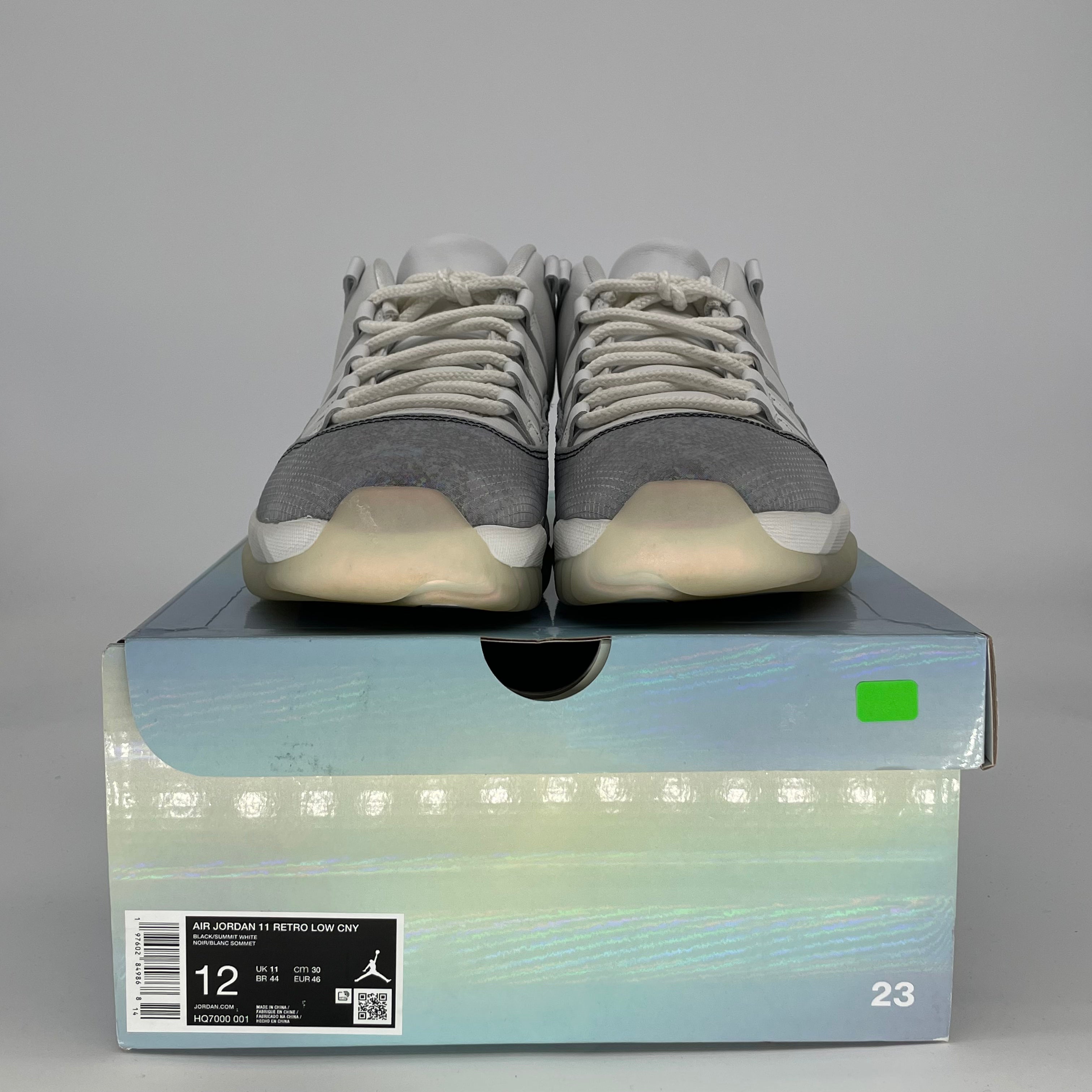 AIR JORDAN 11 LOW YEAR OF THE SNAKE HQ7000-001 SIZE 12/13.5W