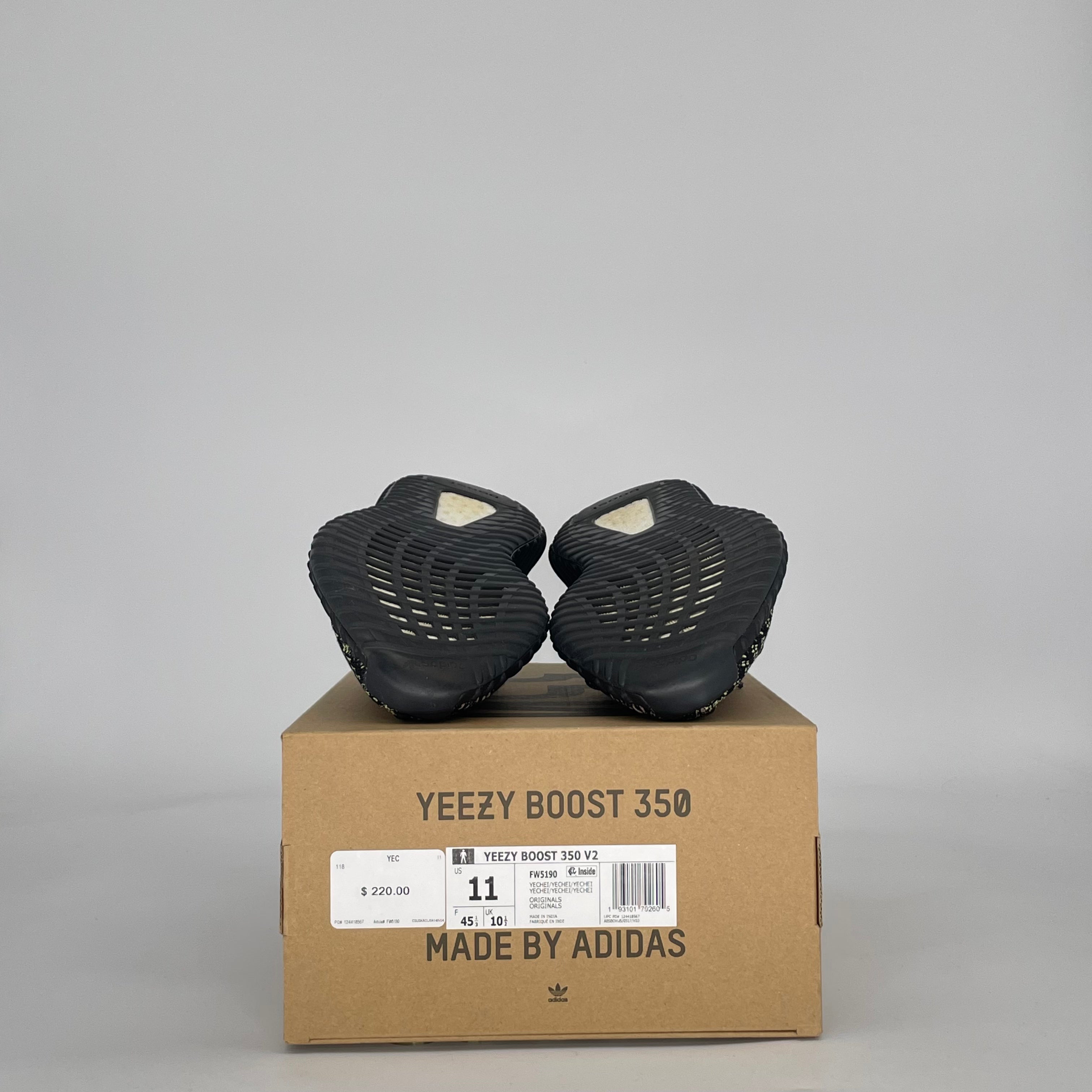 ADIDAS YEEZY BOOST 350 V2 YECHEIL (NON-REFLECTIVE) FW5190 SIZE 11/12.5W