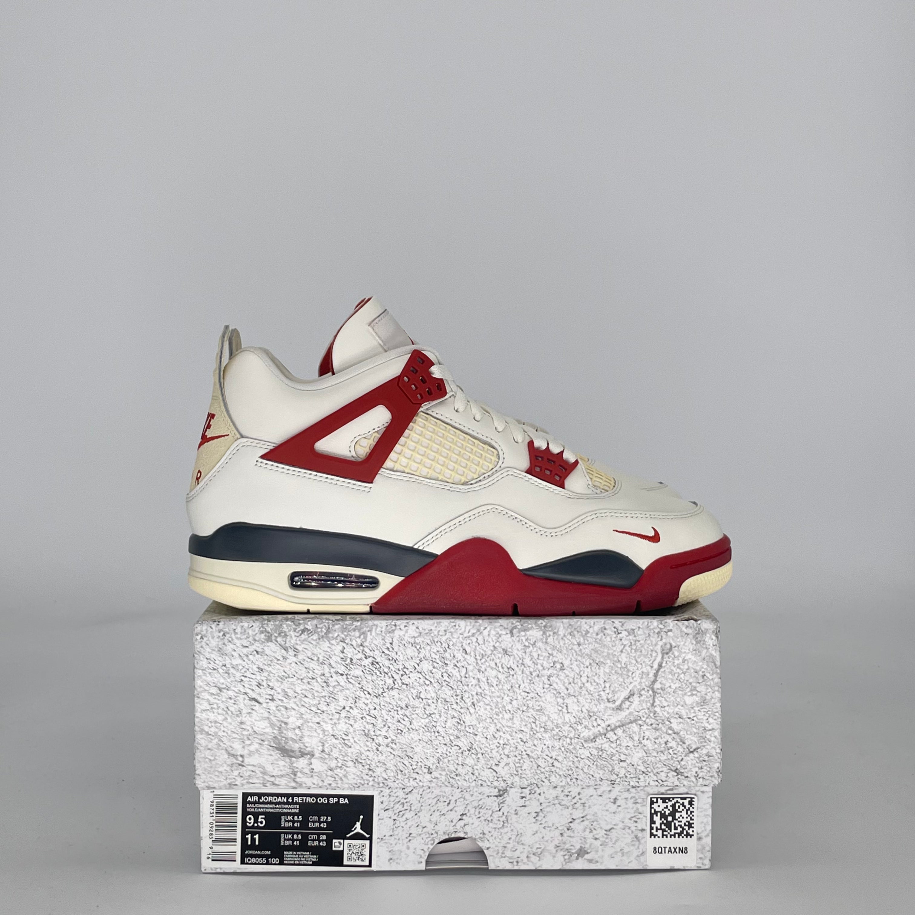 AIR JORDAN 4 NIGEL SYLVESTER BRICK AFTER BRICK IQ8055-100 SIZE 9.5/11W