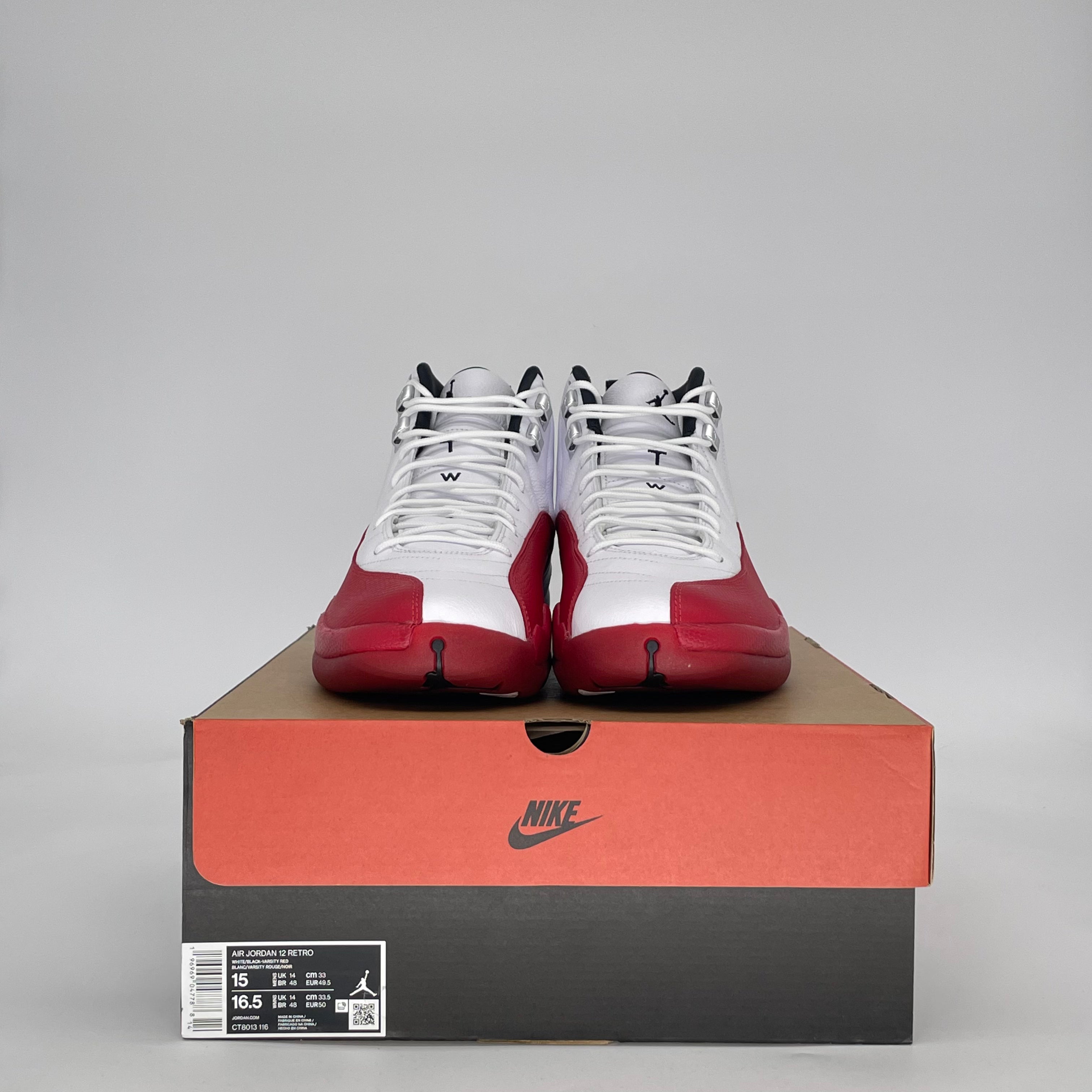 AIR JORDAN 12 CHERRY (2023) CT8013-116 SIZE 15/16.5W
