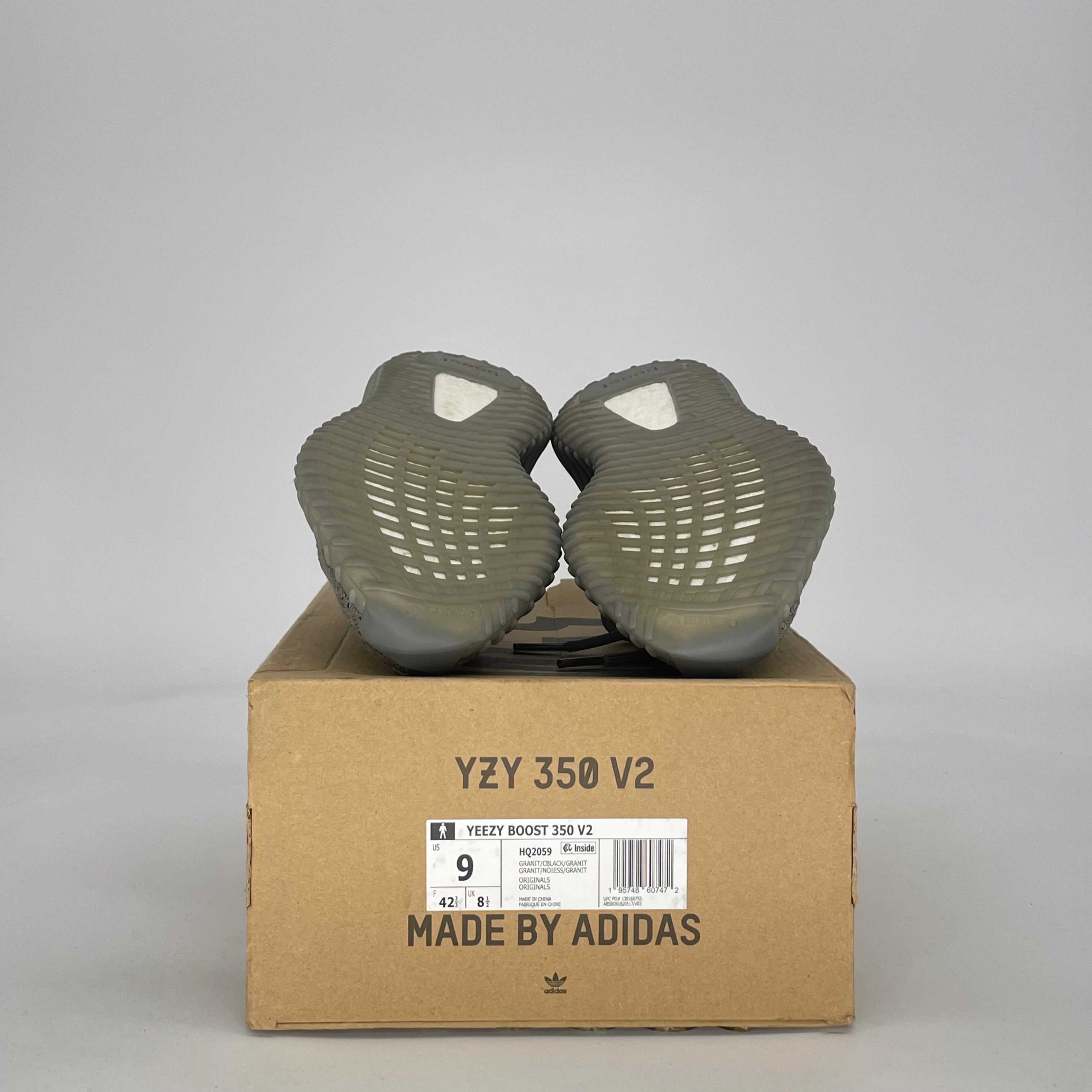 ADIDAS YEEZY BOOST 350 V2 GRANITE HQ2059 SIZE 9/10.5W