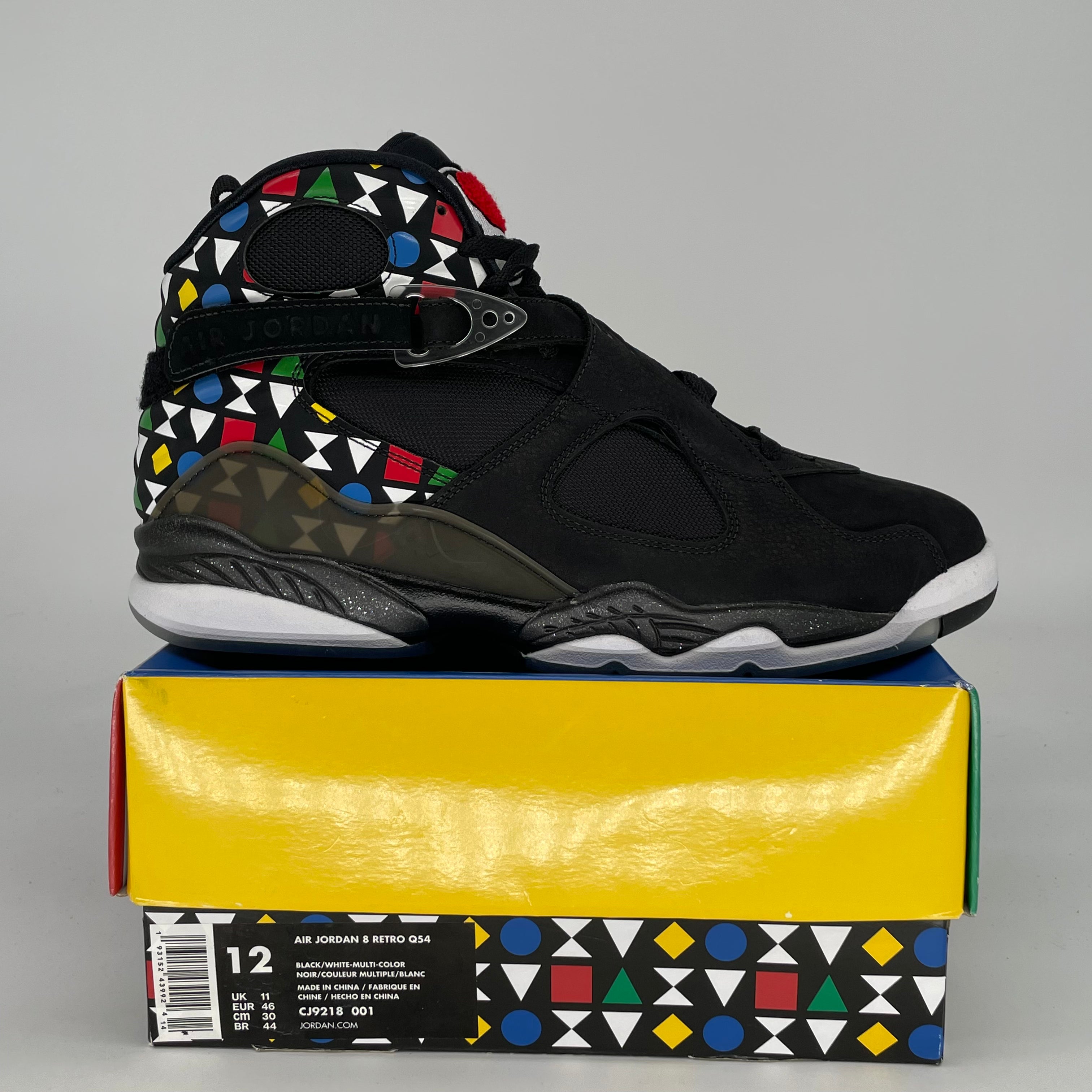 AIR JORDAN 8 QUAI 54 CJ9218-001 SIZE 12/13.5W
