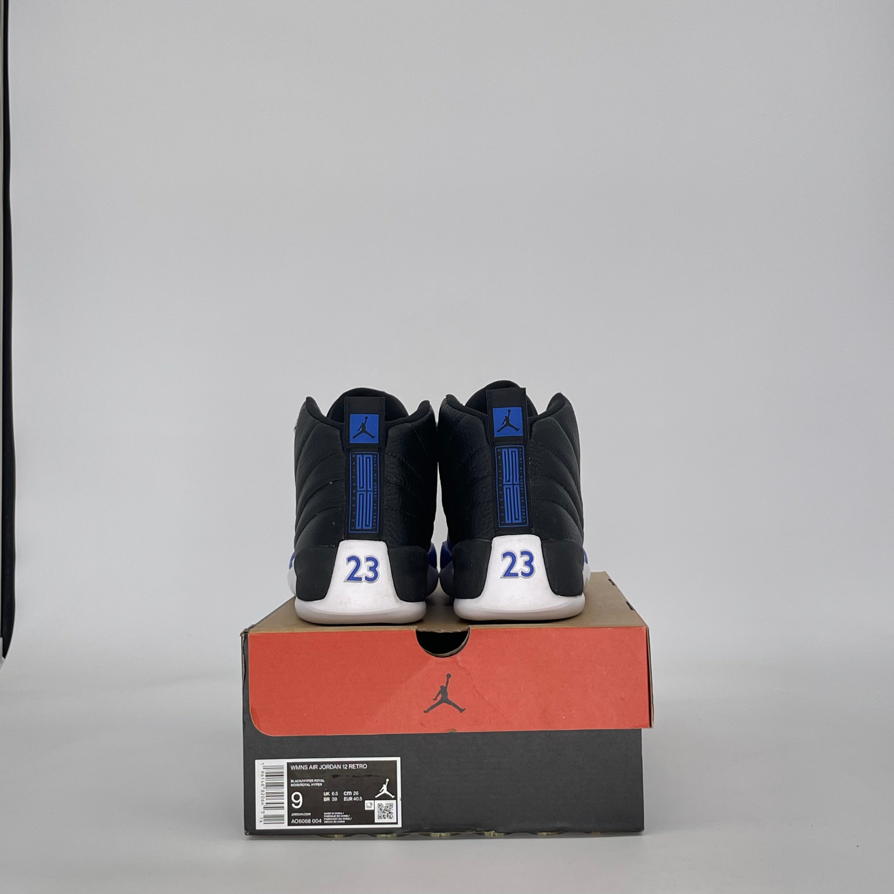 AIR JORDAN 12 HYPER ROYAL AO6068-004 SIZE 7.5/9W MENS