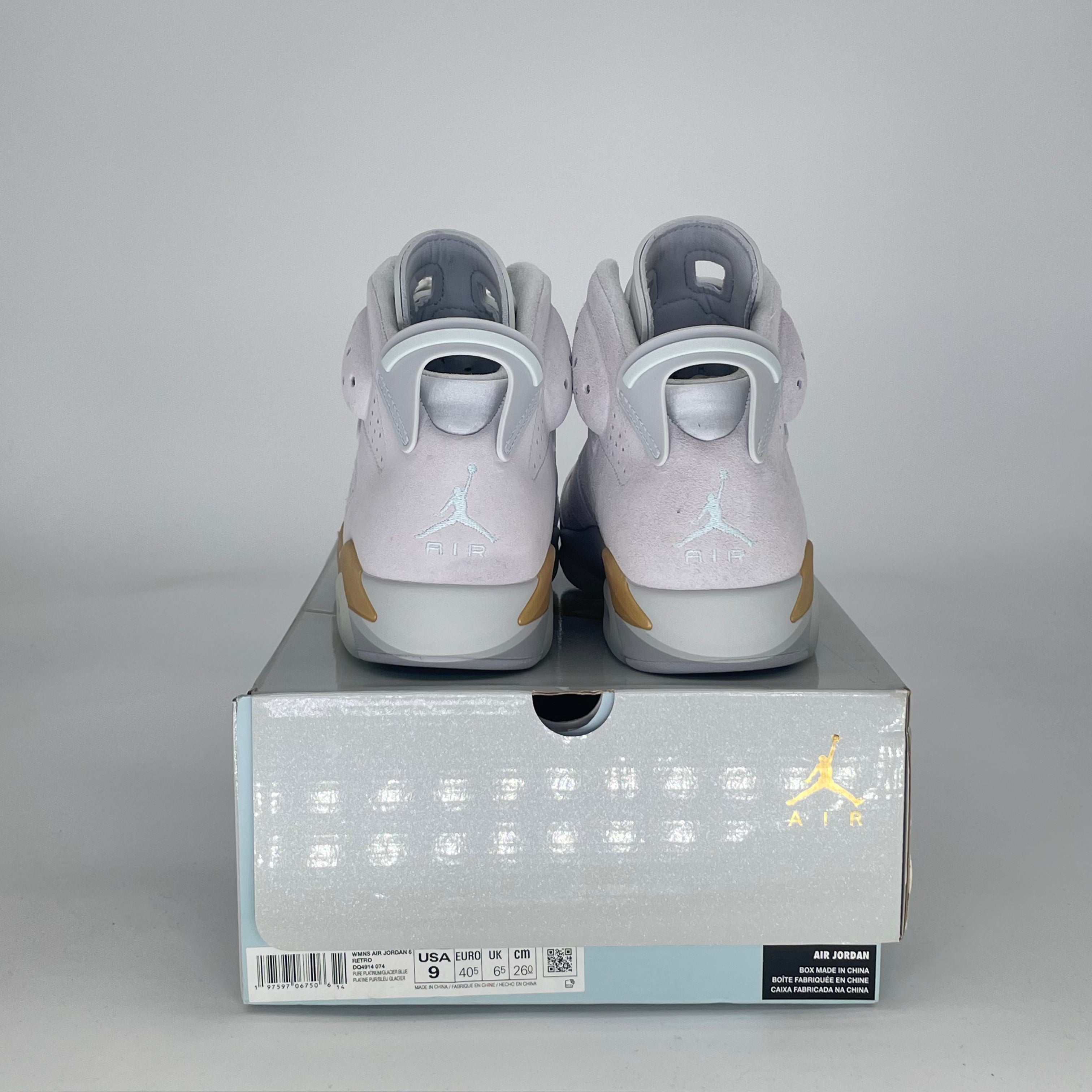 AIR JORDAN 6 CRAFT PARIS OLYMPICS PEARL DQ4914-074 SIZE 7.5/9W MENS