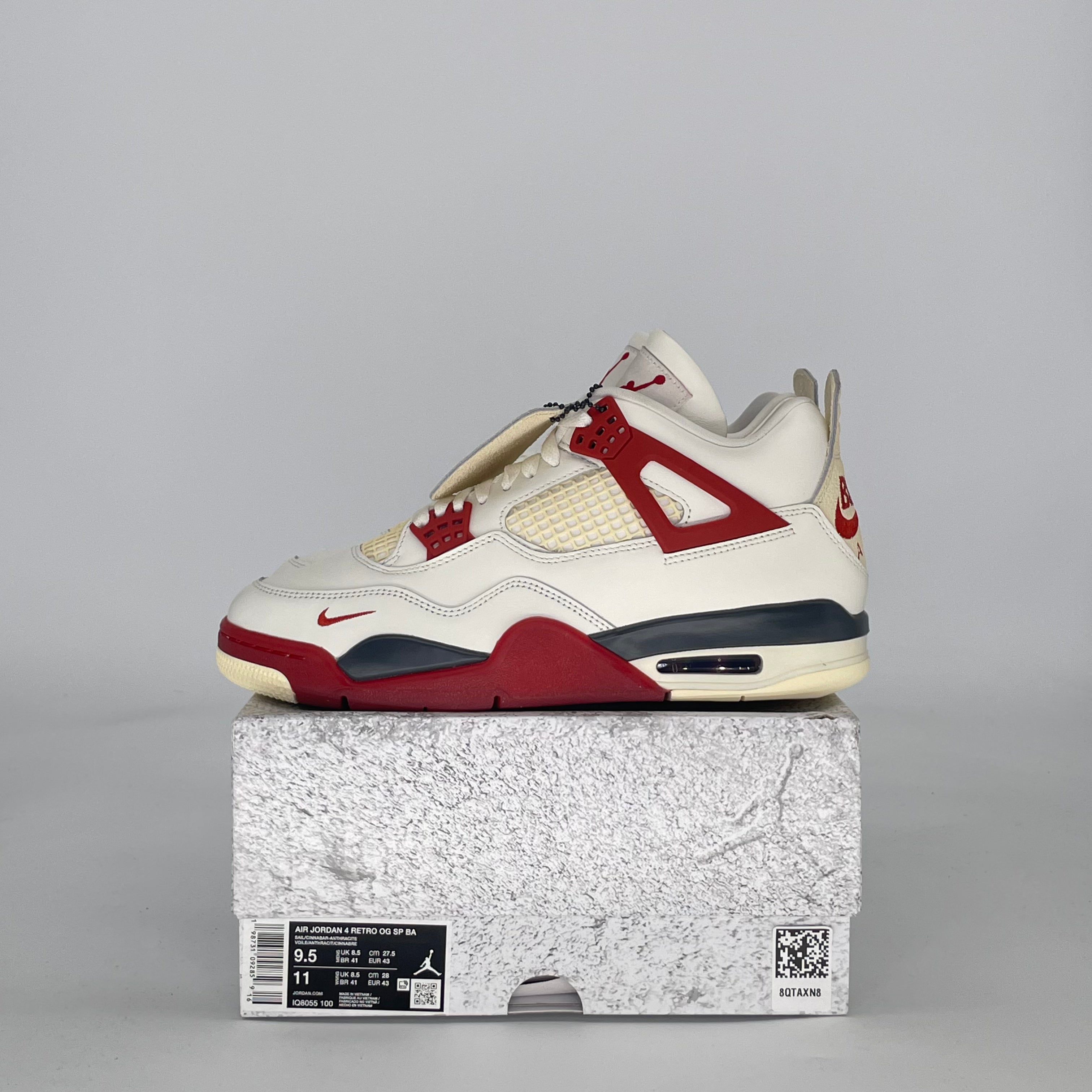 AIR JORDAN 4 NIGEL SYLVESTER BRICK AFTER BRICK IQ8055-100 SIZE 9.5/11W