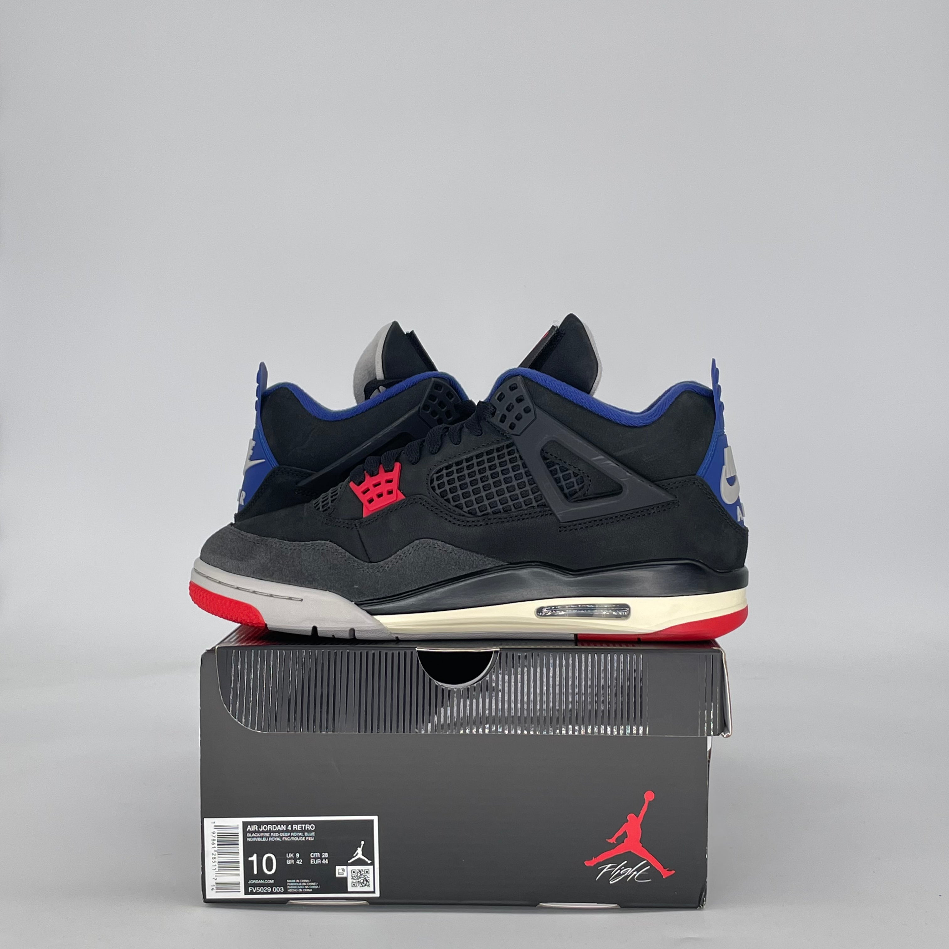 AIR JORDAN 4 RARE AIR (WHITE LETTERING) FV5029-003 SIZE 10/11.5W