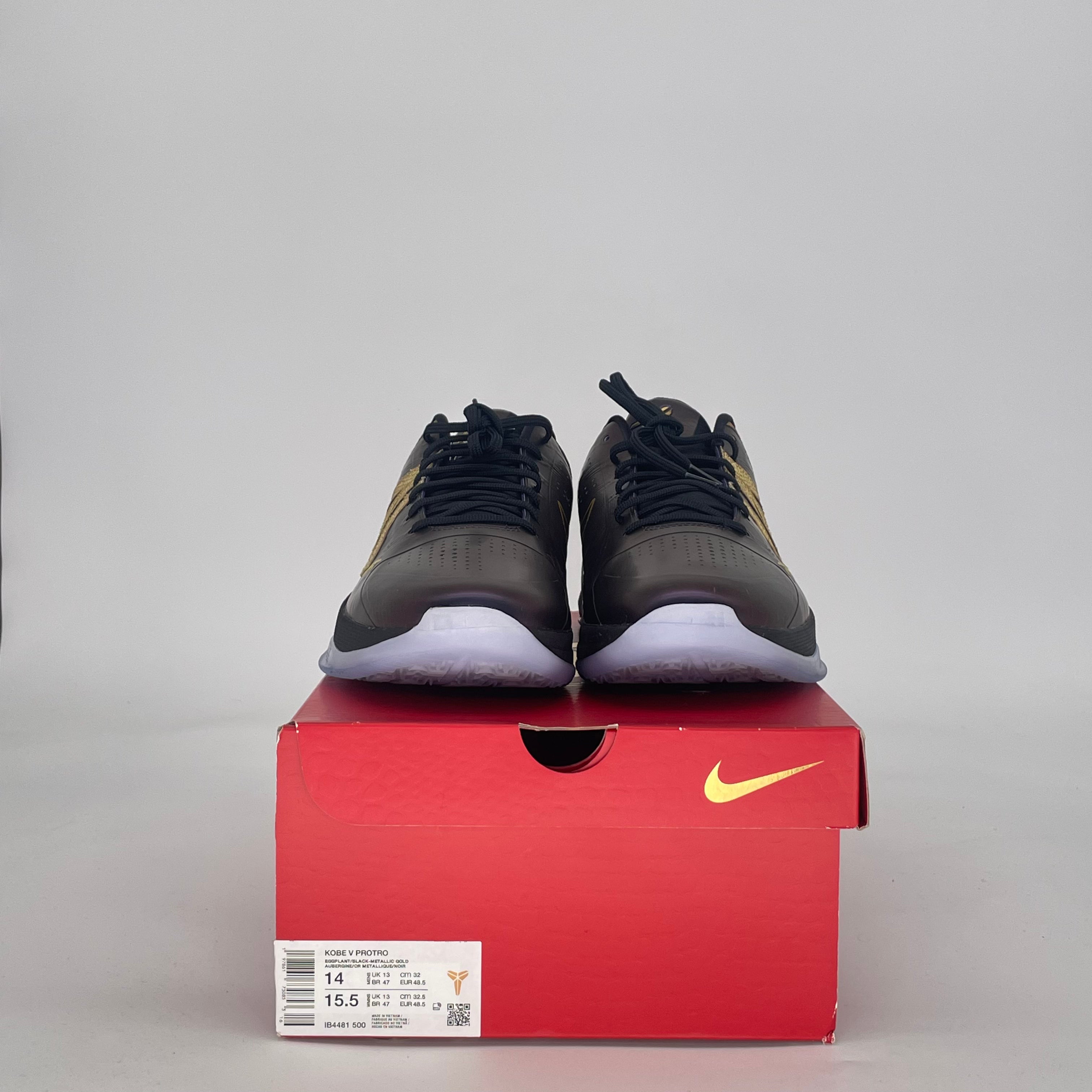 NIKE KOBE 5 PROTRO YEAR OF THE MAMBA EGGPLANT IB4481-500 SIZE 14/15.5W