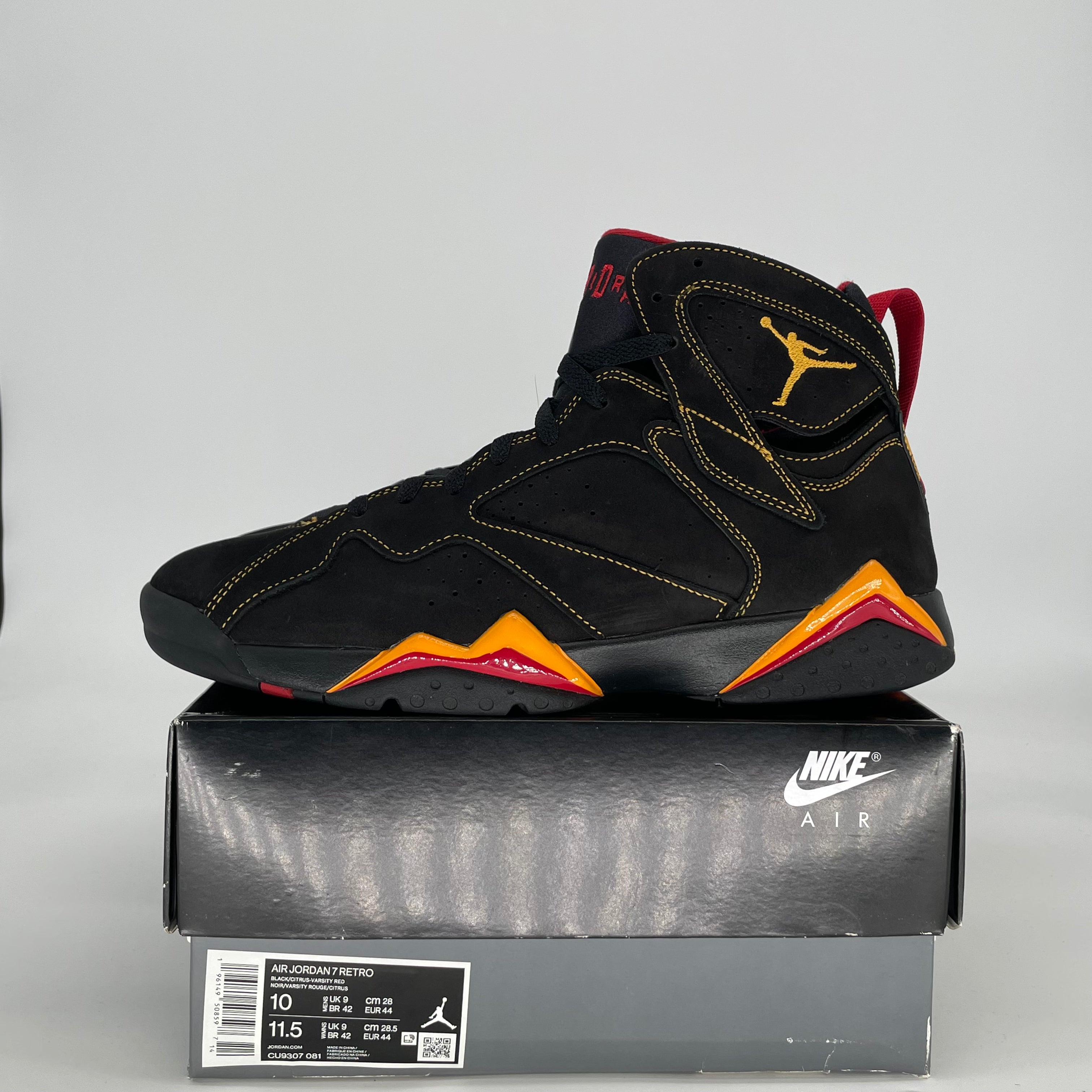 AIR JORDAN 7 CITRUS CU9307-081 SIZE 10/11.5W