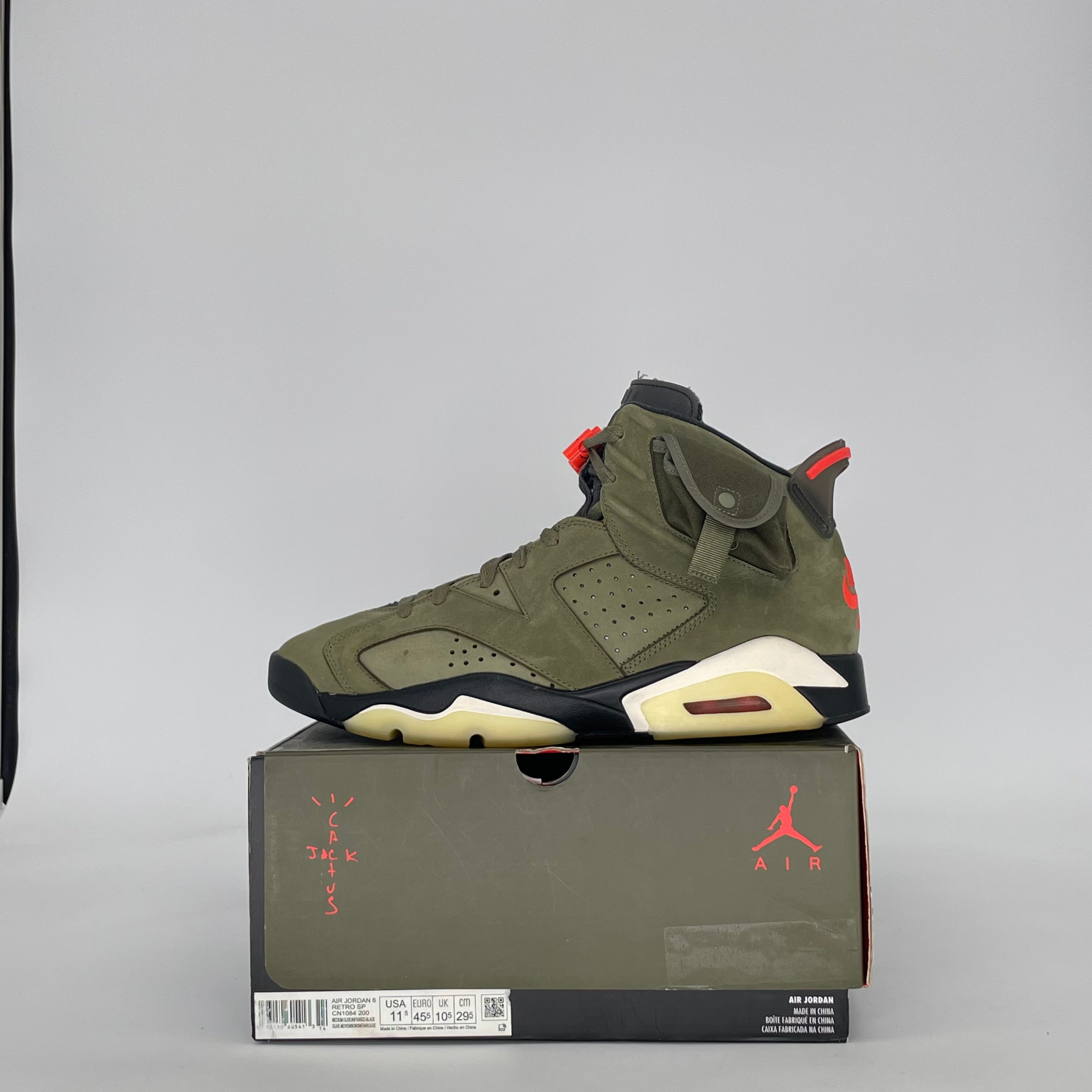 AIR JORDAN 6 TRAVIS SCOTT CN1084-200 SIZE 11.5/13W