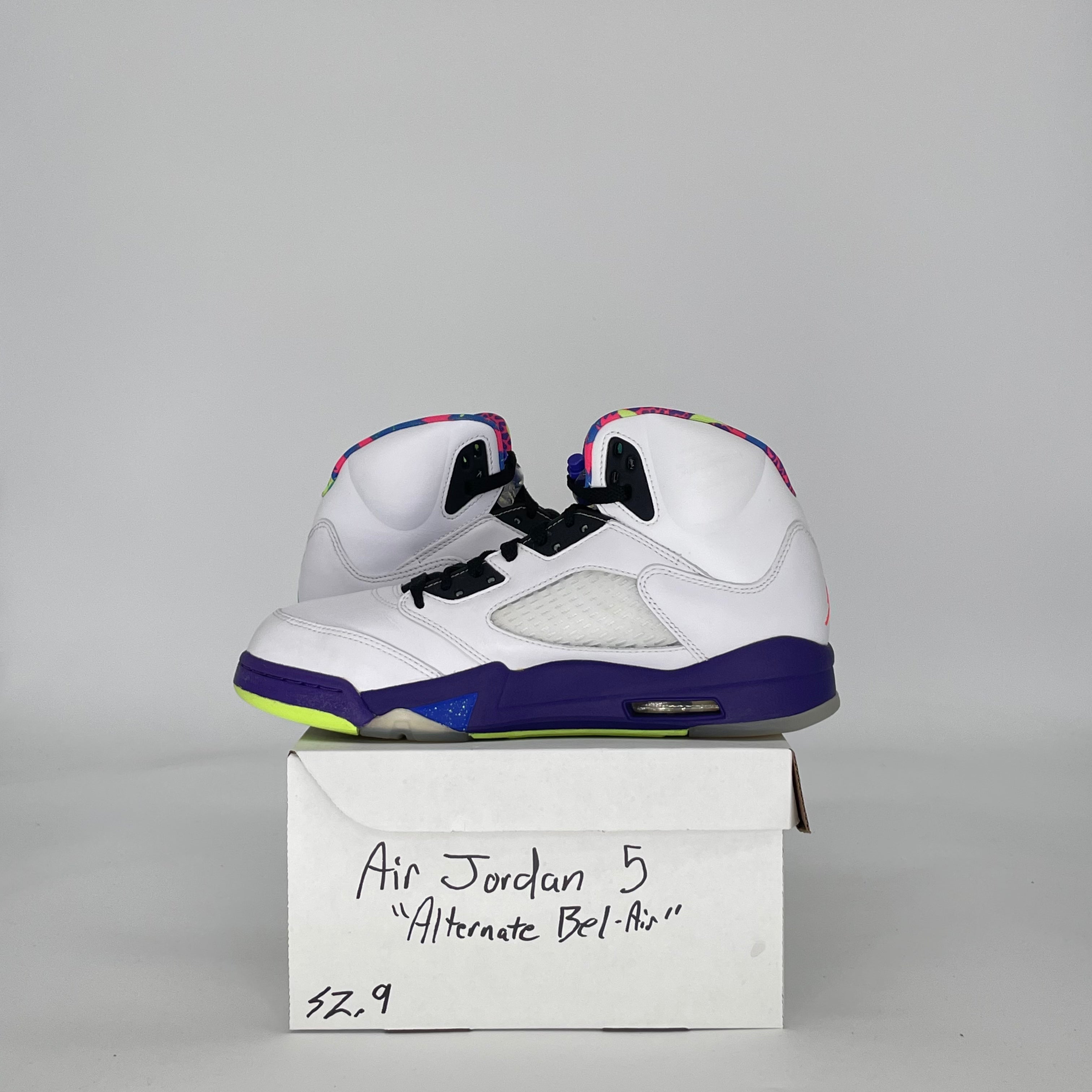 AIR JORDAN 5 ALTERNATE BEL-AIR DB3335-100 SIZE 9/10.5W