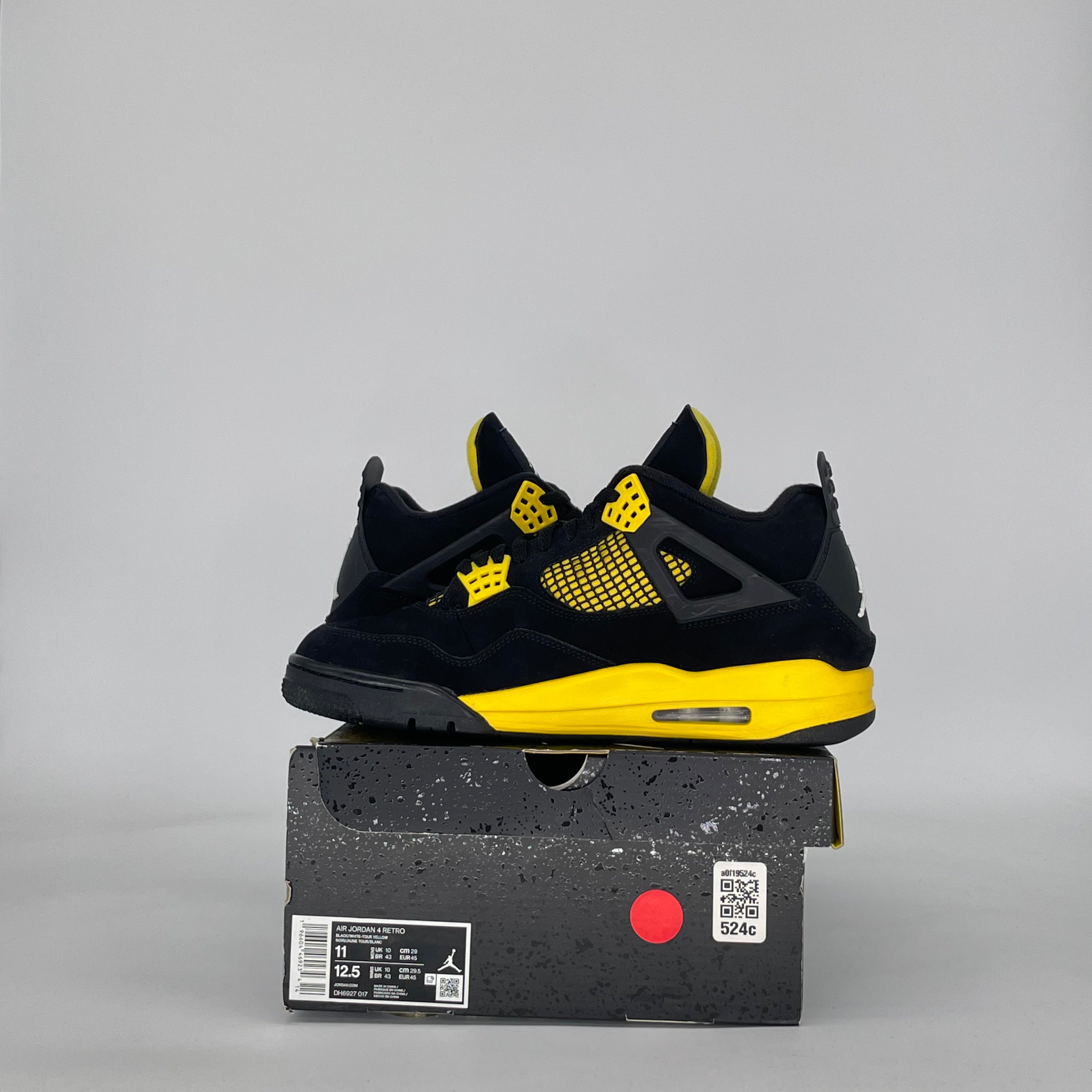 AIR JORDAN 4 THUNDER (2023) DH6927-017 SIZE 11/12.5W