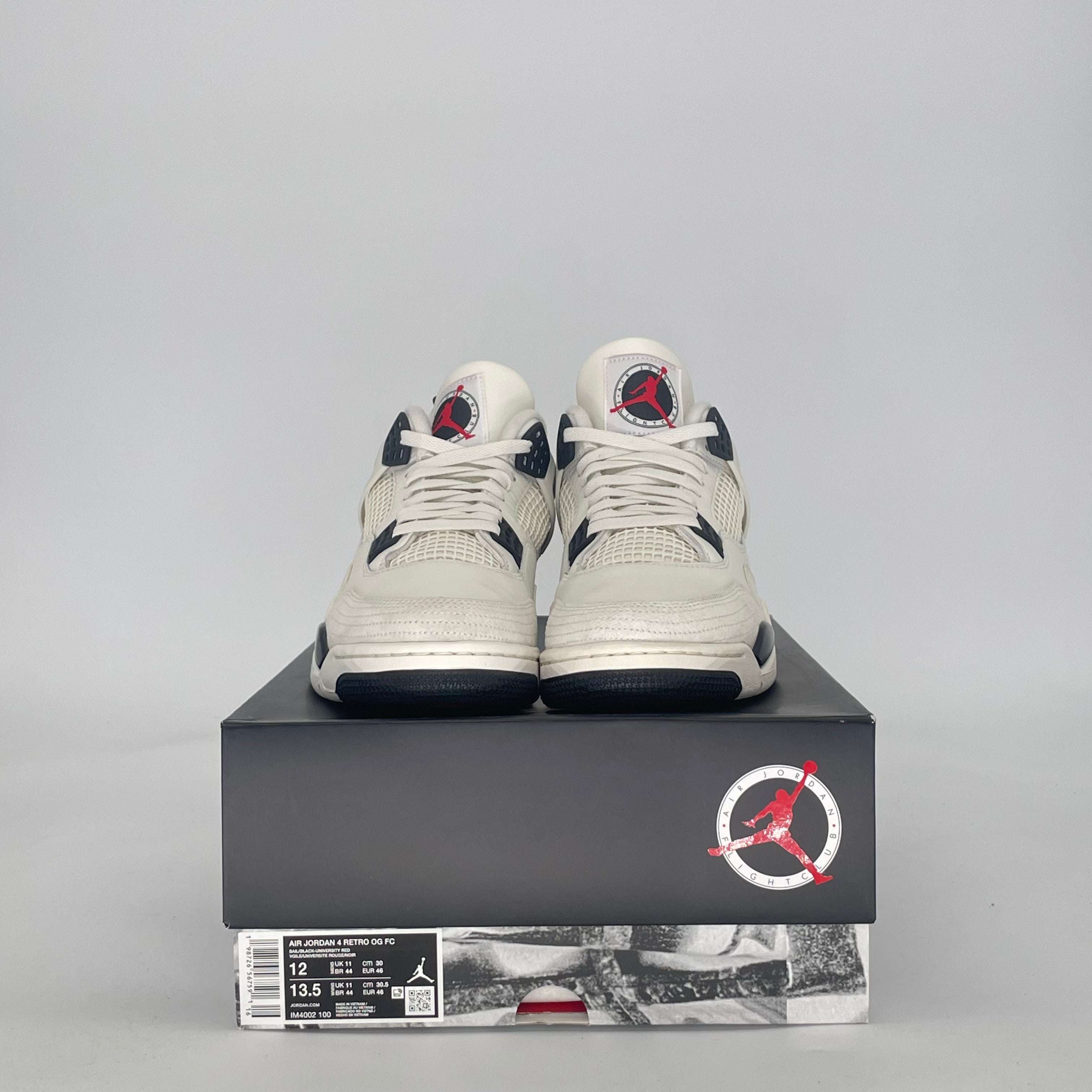 AIR JORDAN 4 FLIGHT CLUB IM4002-100 SIZE 12/13.5W