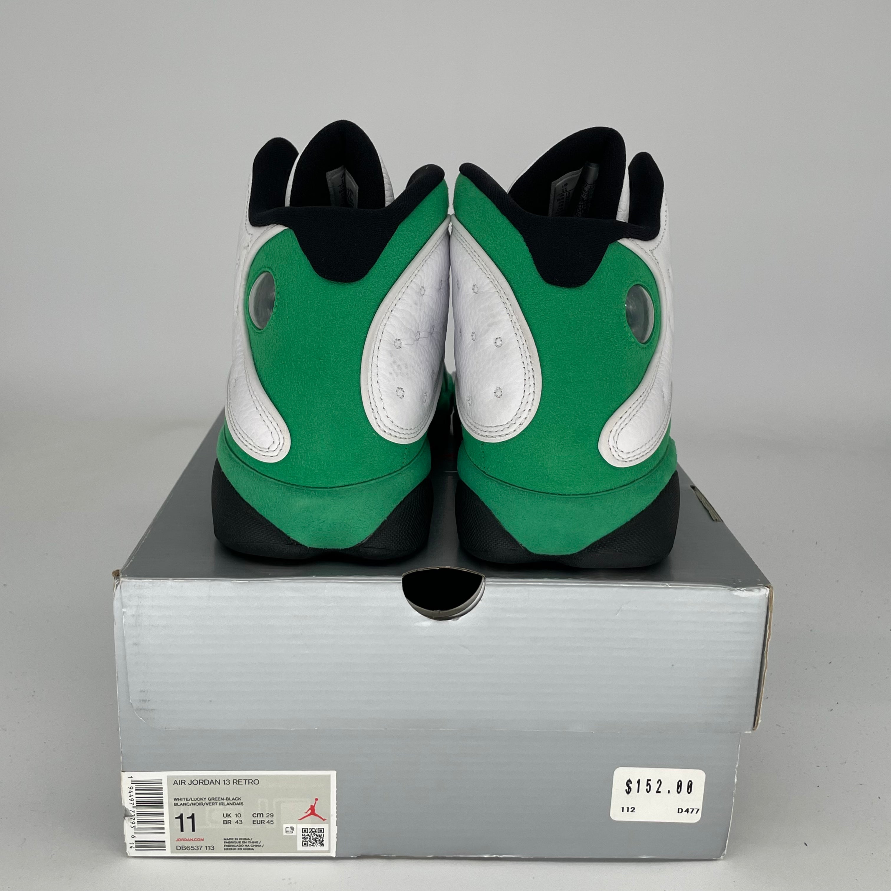 AIR JORDAN 13 LUCKY GREEN SIZE 11 DB6537-113