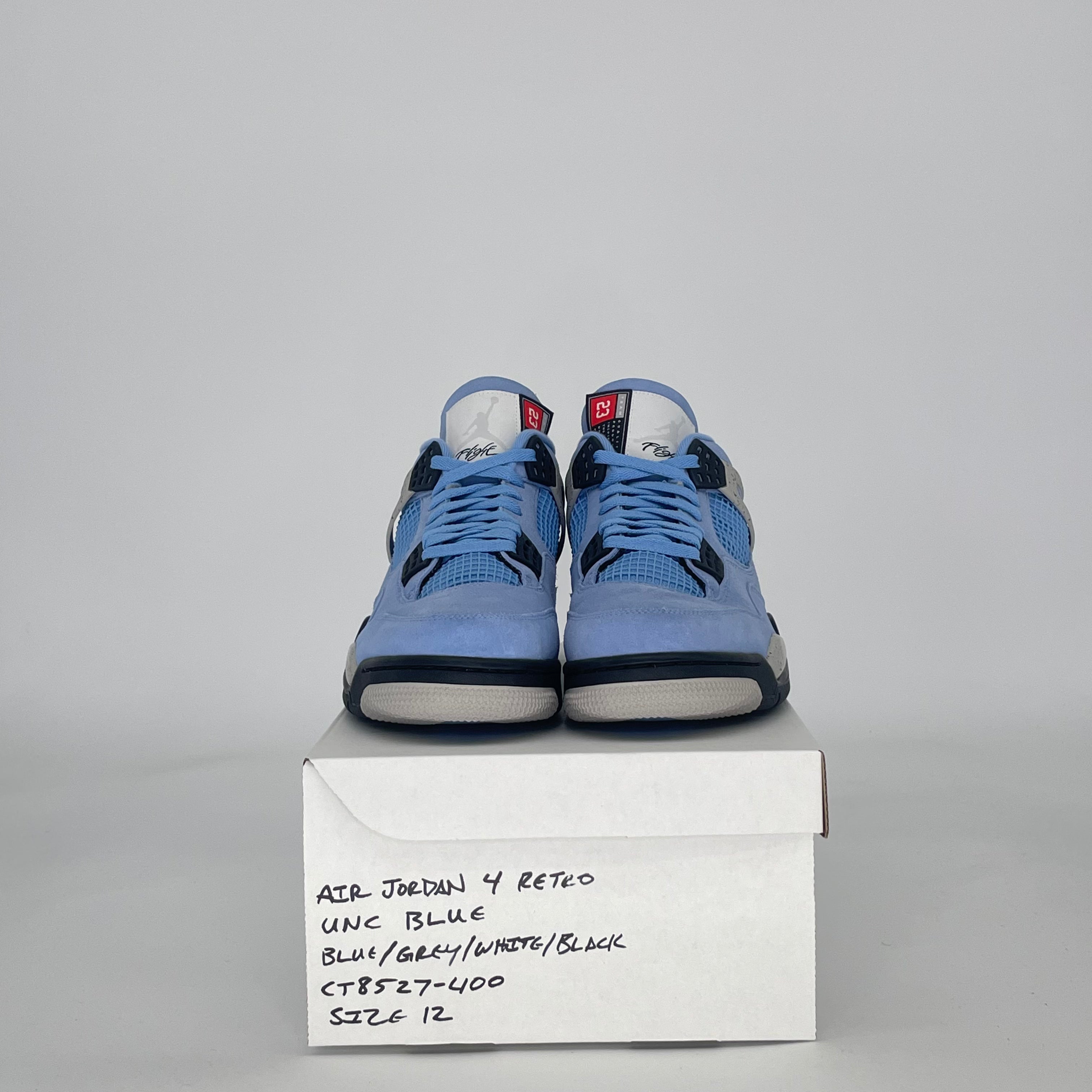 AIR JORDAN 4 UNIVERSITY BLUE CT8527-400 SIZE 12/13.5W