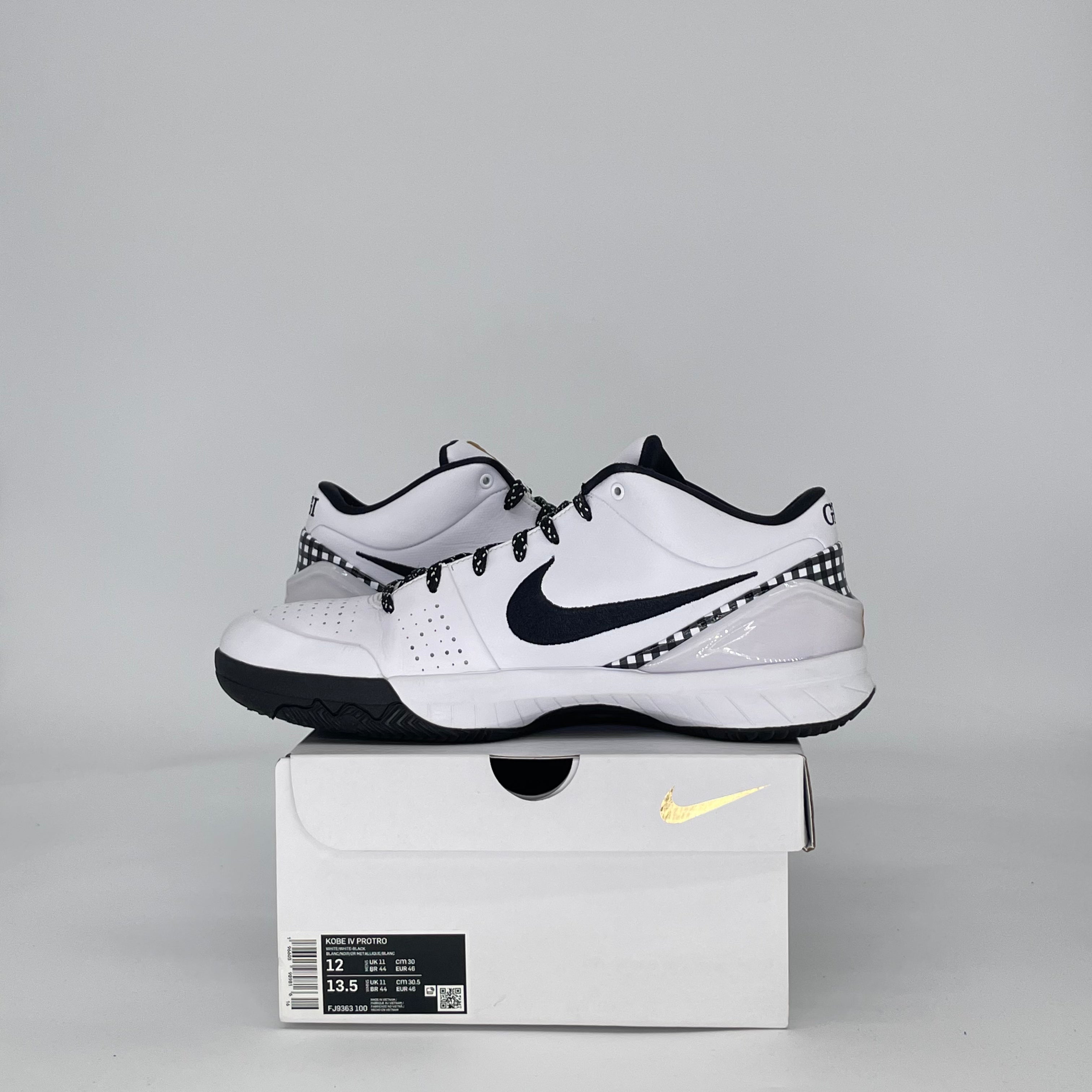 NIKE KOBE 4 PROTRO MAMBACITA GIGI FJ9363-100 SIZE 12/13.5W