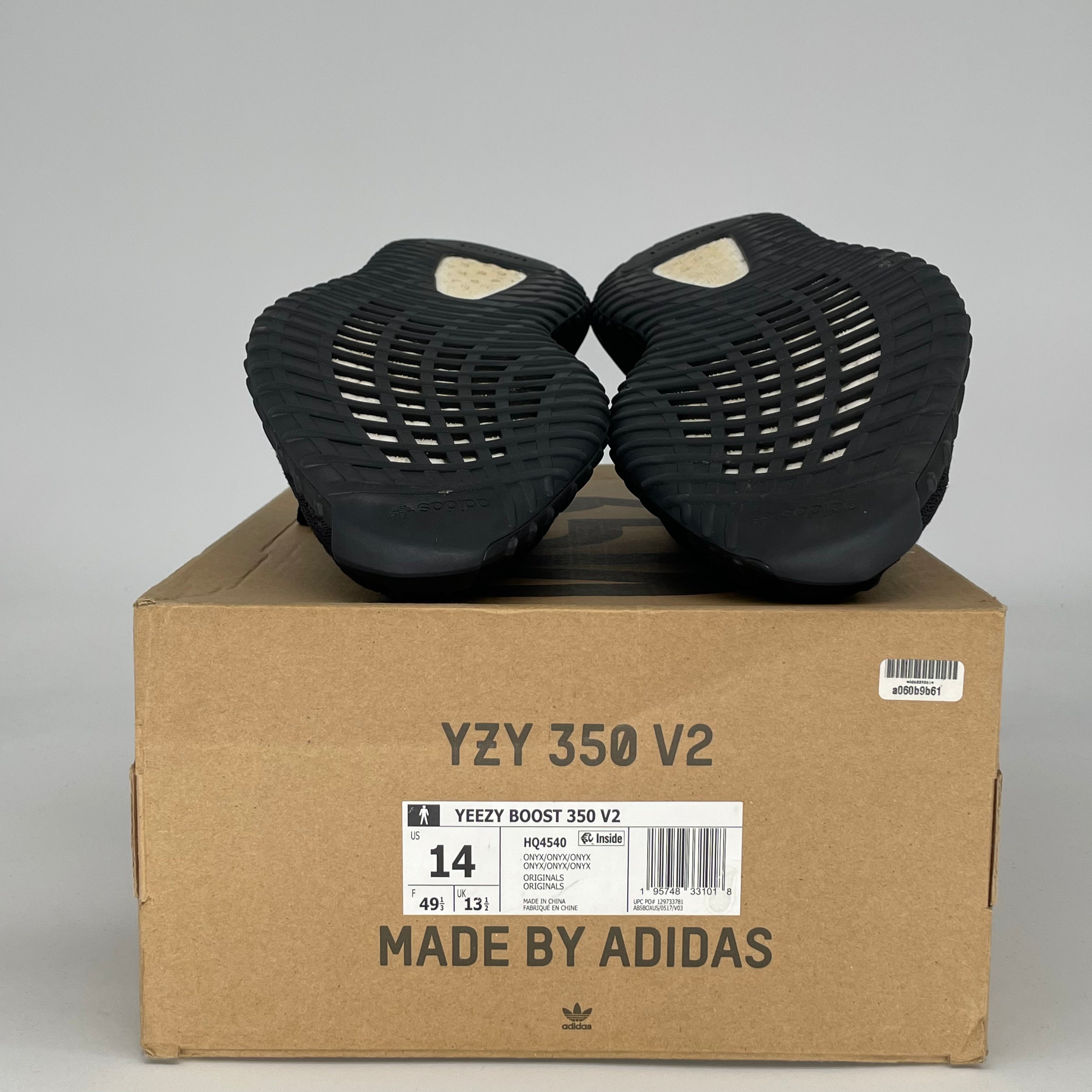 ADIDAS YEEZY 350 V2 ONYX HQ4540 SIZE 14/15.5W
