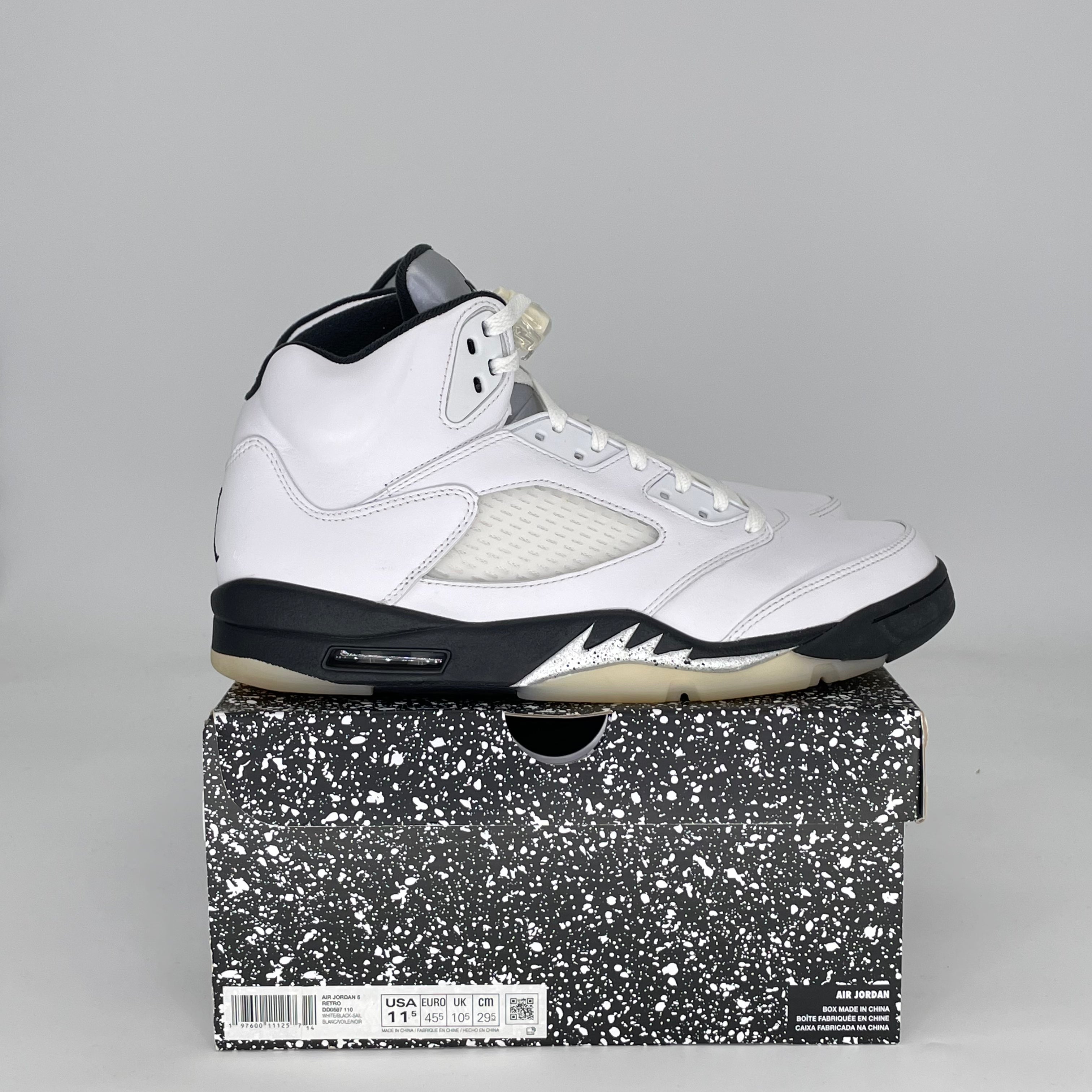 AIR JORDAN 5 REVERSE METALLIC DD0587-110 SIZE 11.5/13W