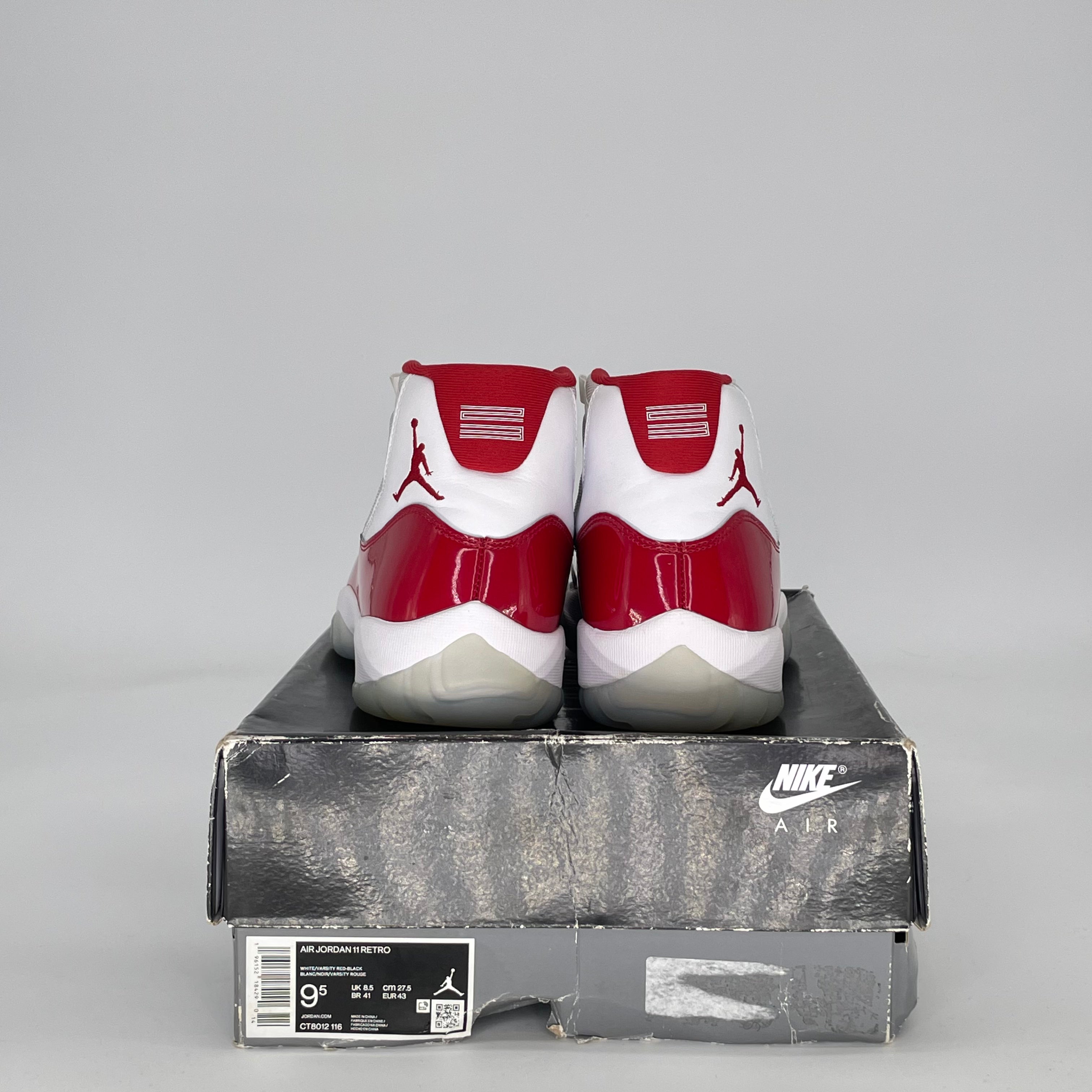 AIR JORDAN 11 CHERRY (2022) CT8012-116 SIZE 9.5/11W