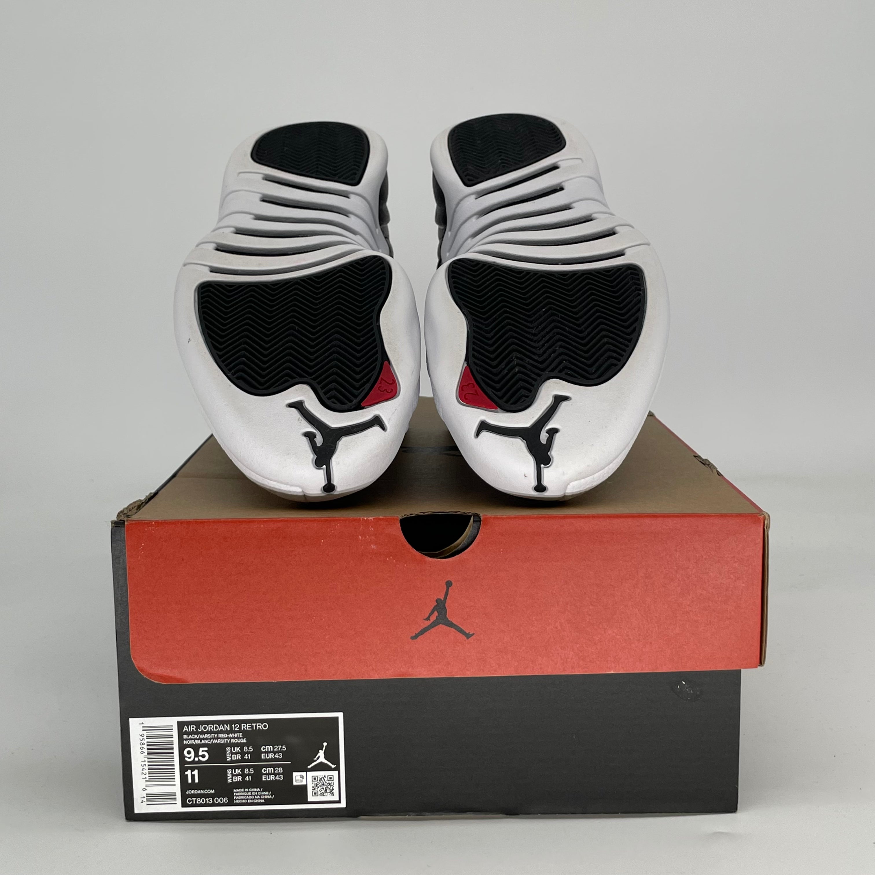 AIR JORDAN 12 PLAYOFFS CT8013-006 SIZE 9.5/11W