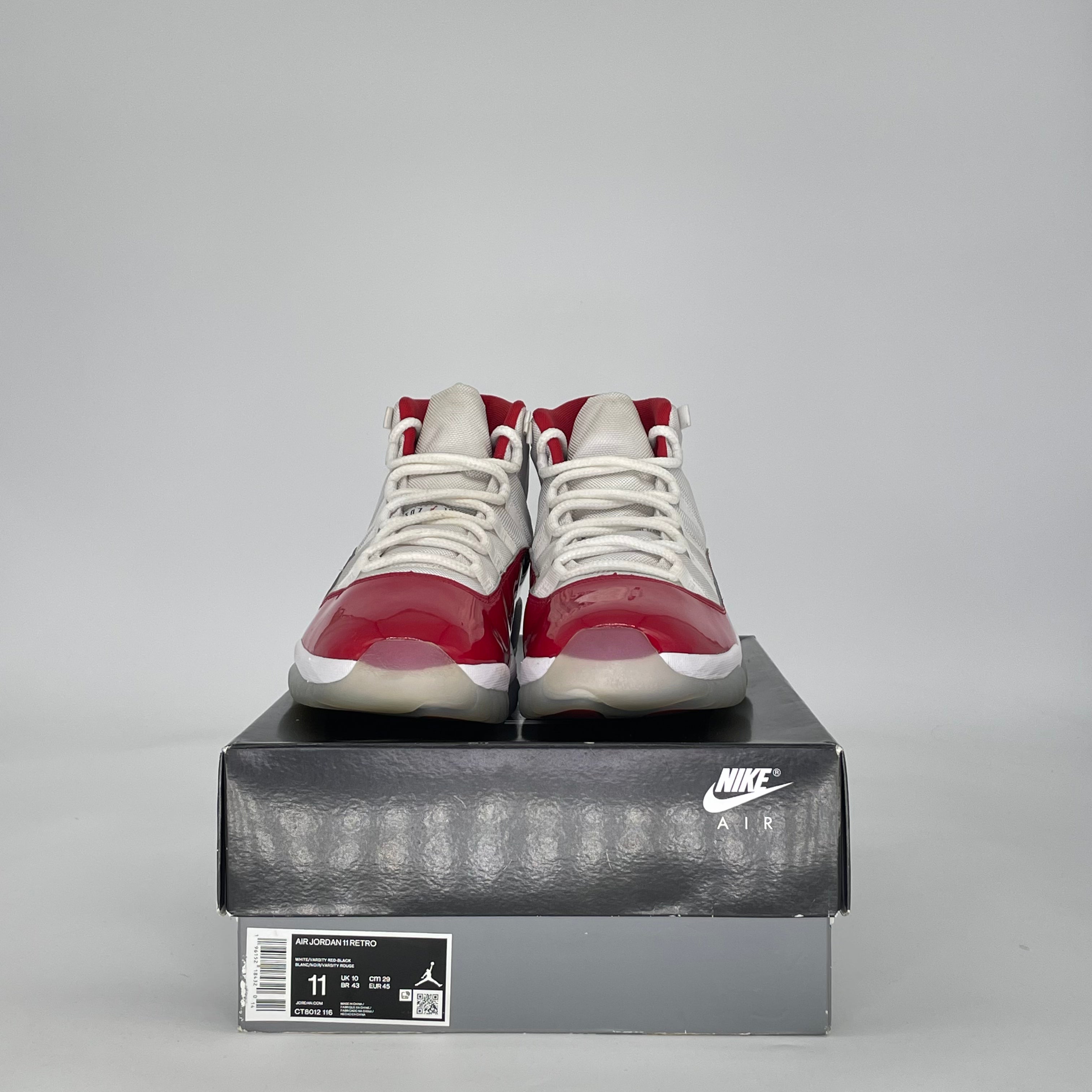 AIR JORDAN 11 CHERRY (2022) CT8012-116 SIZE 11/12.5W