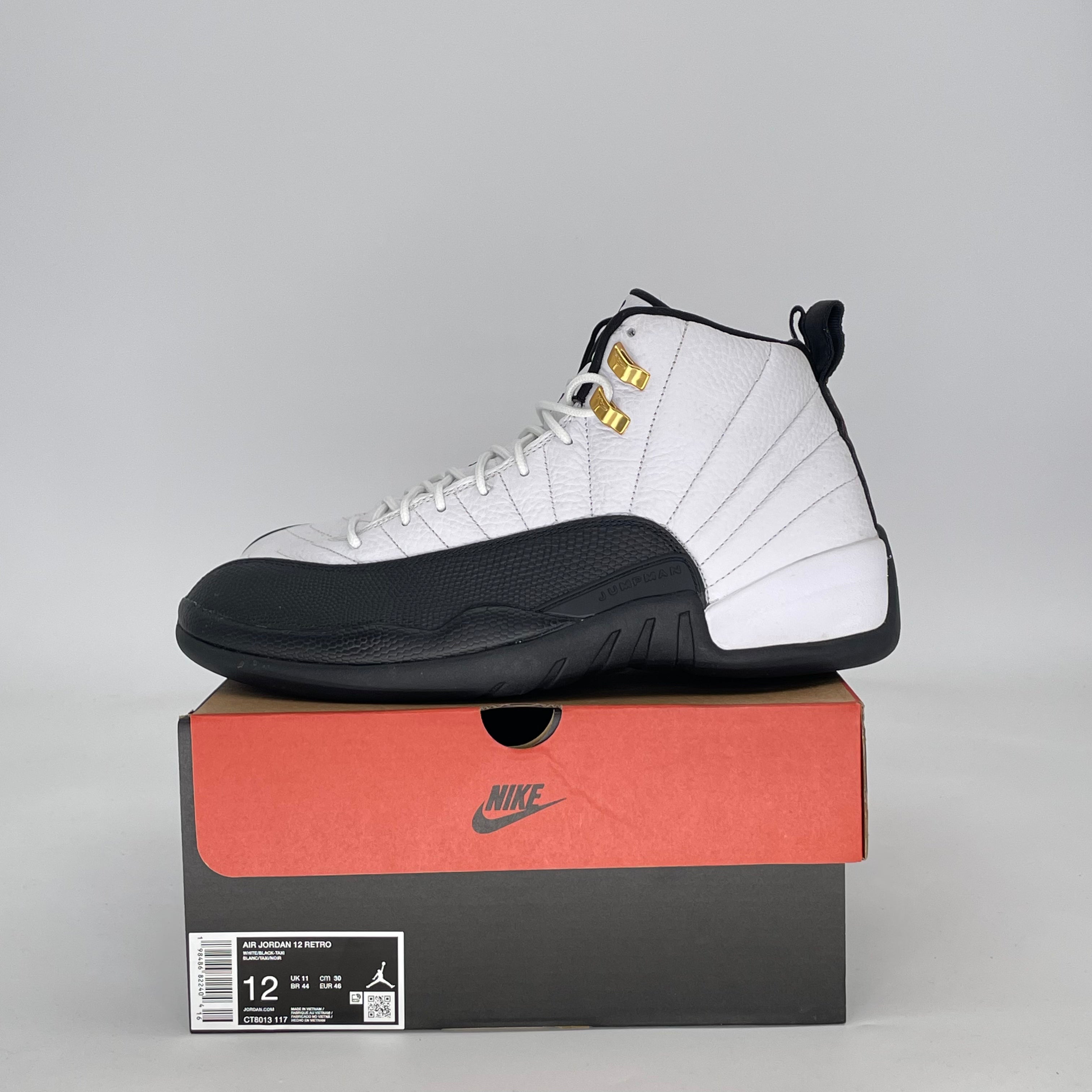 AIR JORDAN 12 TAXI (2025) CT8013-117 SIZE 12/13.5W