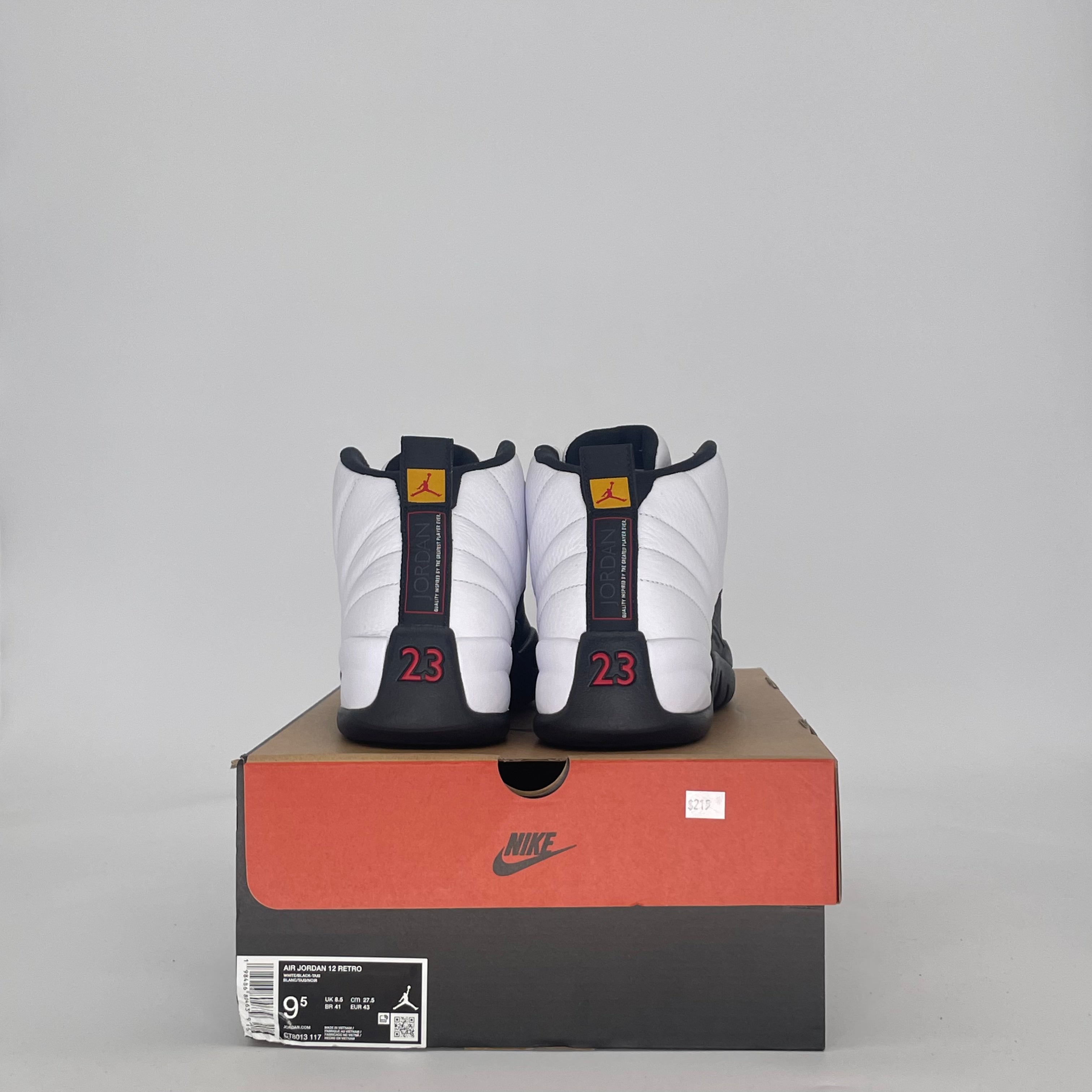 AIR JORDAN 12 TAXI CT8013-117 SIZE 9.5/11W