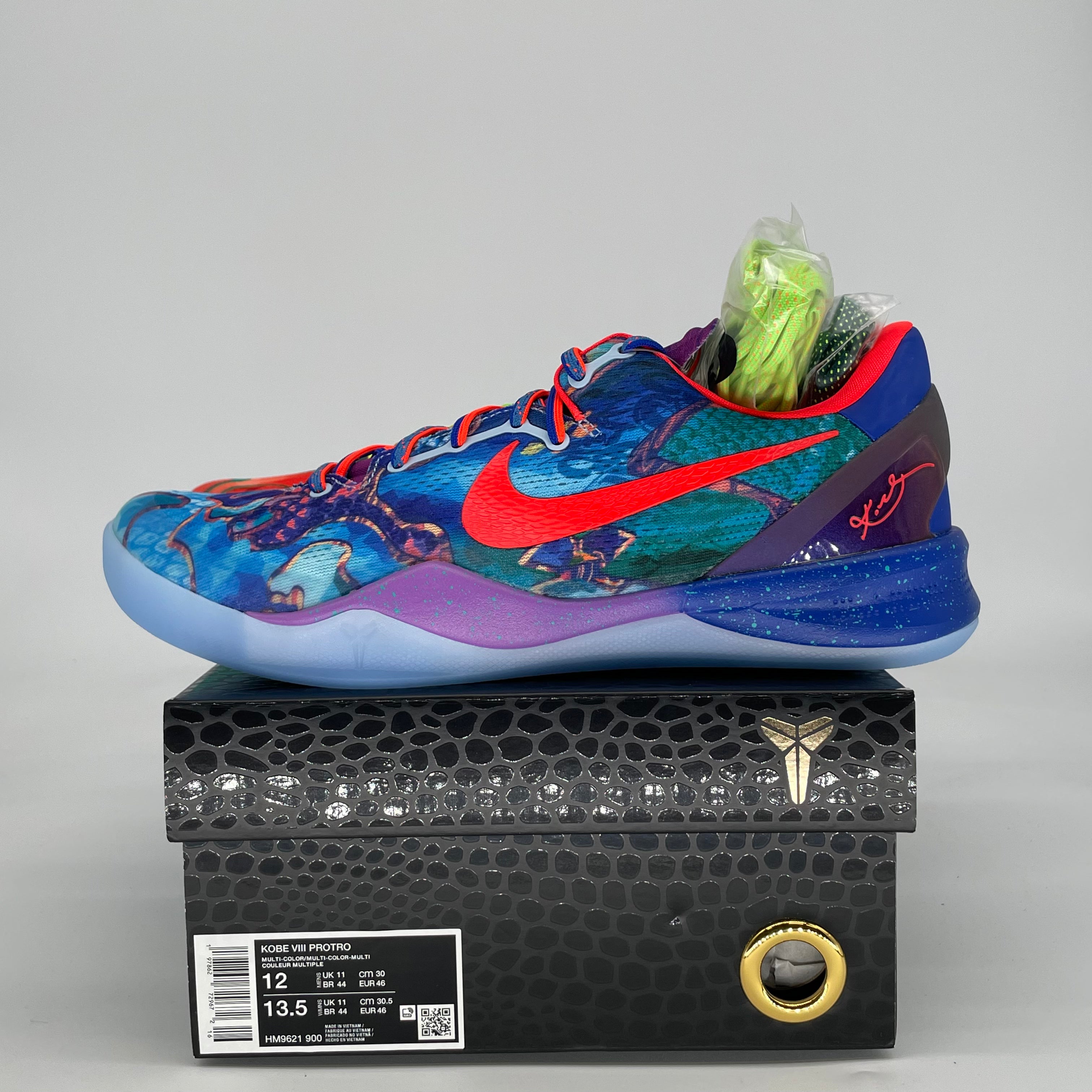 NIKE KOBE 8 PROTRO WHAT THE HM9621-900 SIZE 12/13.5W