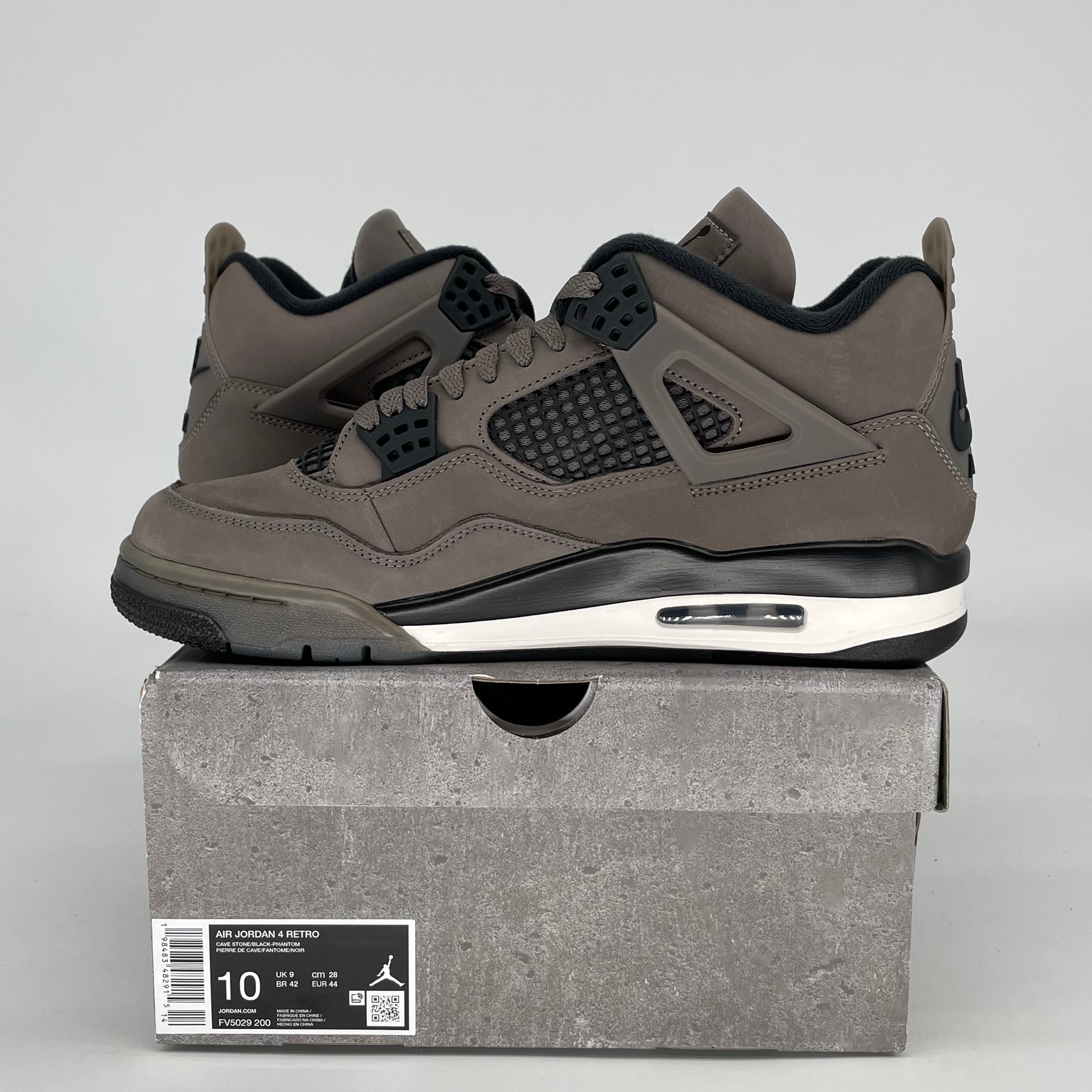 AIR JORDAN 4 CAVE STONE FV5029-200 SIZE 10/11.5W