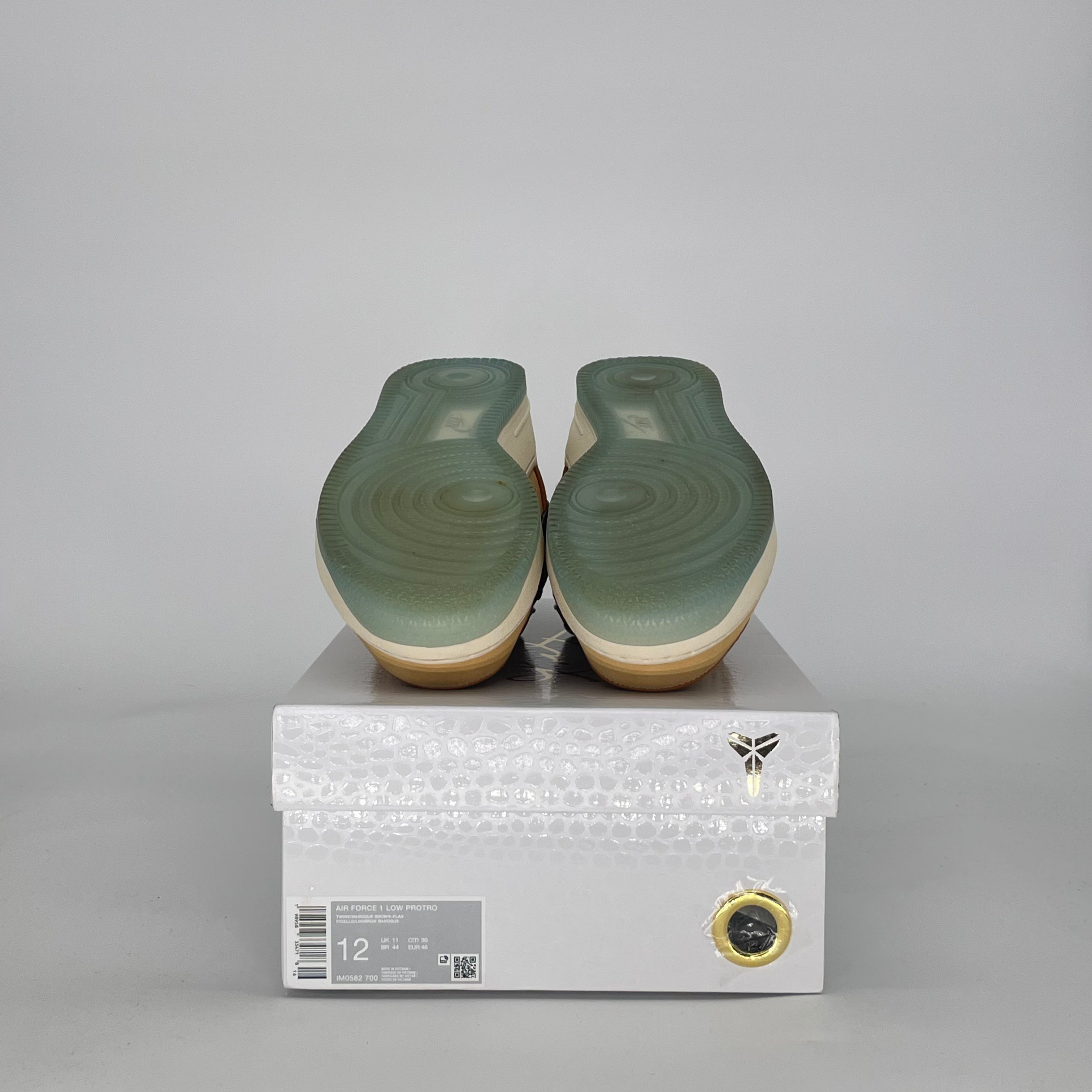 NIKE AIR FORCE 1 LOW PROTRO KOBE BRYANT SIEMPRE HERMANOS IM0582-700 SIZE 12/13.5W