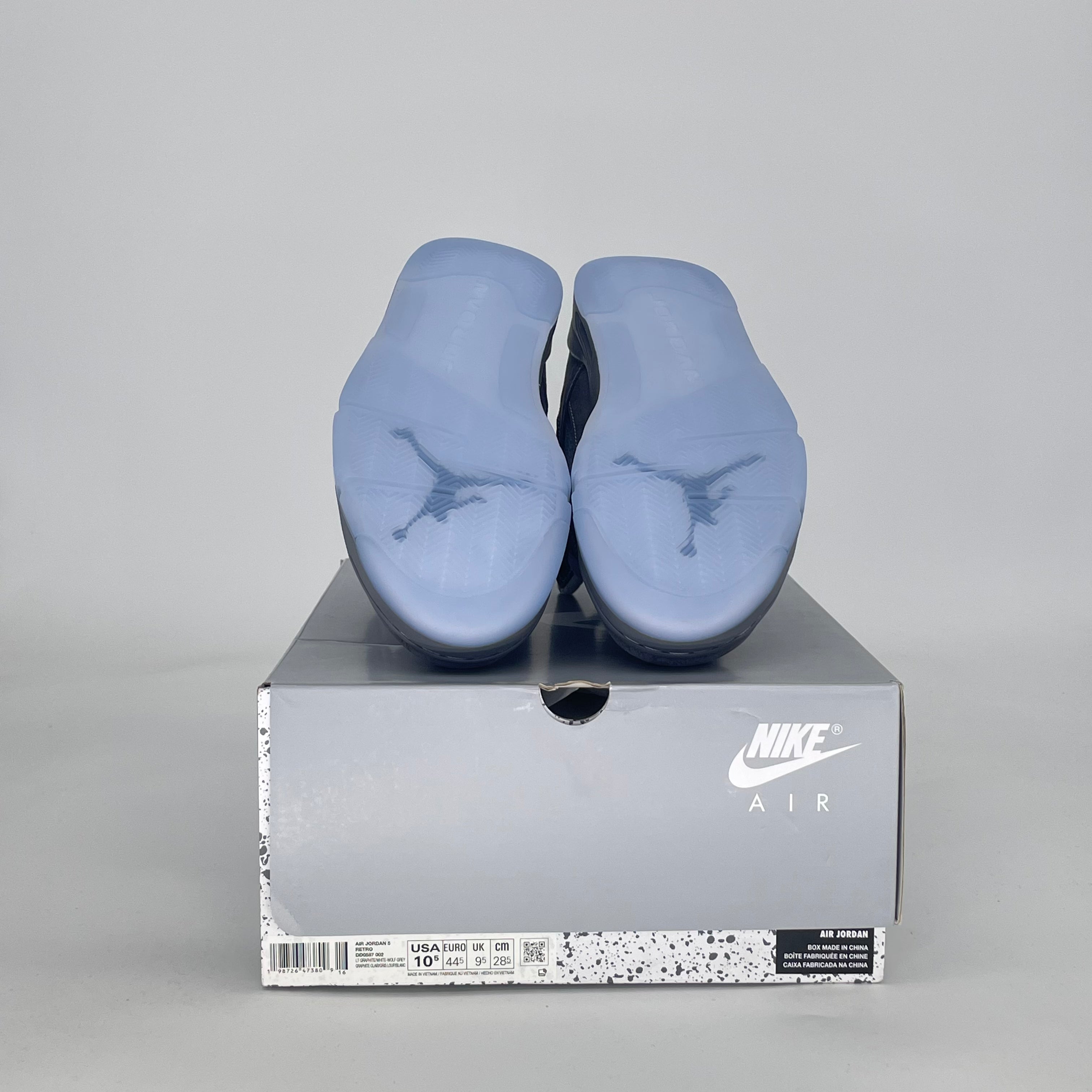 AIR JORDAN 5 WOLF GREY DD0587-002 SIZE 10.5/12W