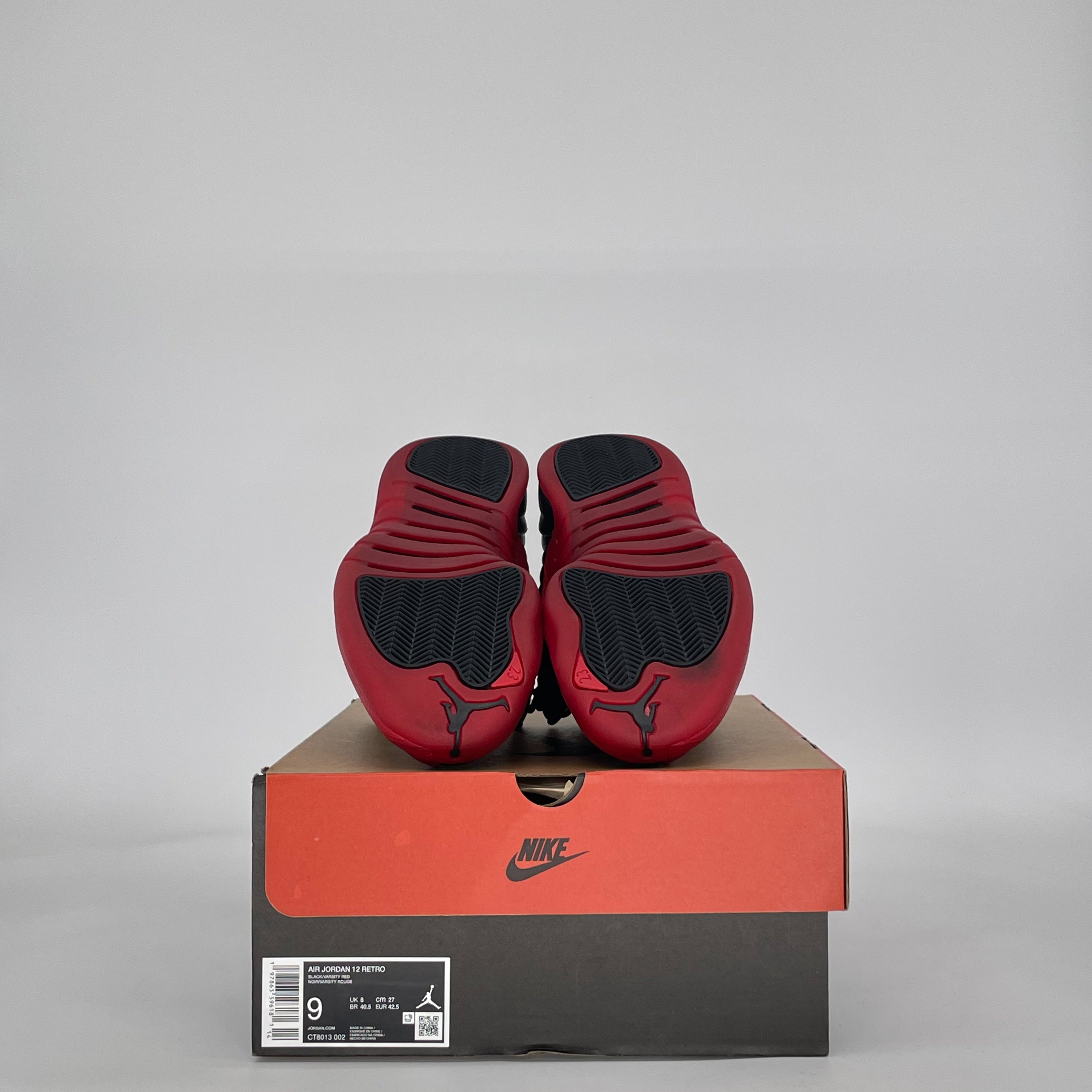 AIR JORDAN 12 FLU GAME CT8013-002 SIZE 9/10.5W
