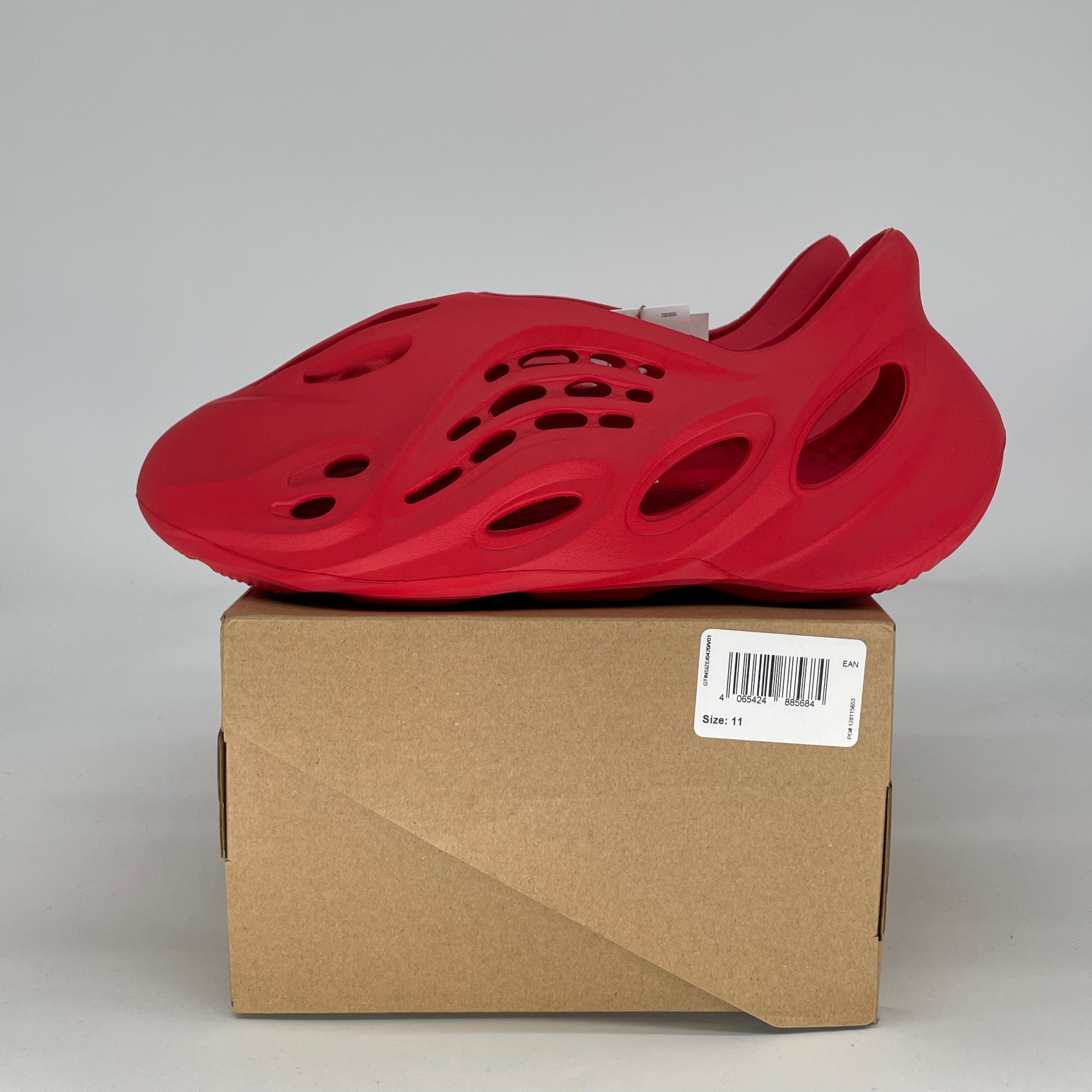 ADIDAS YEEZY FOAM RNNR VERMILLION GW3355 SIZE 11/12.5W