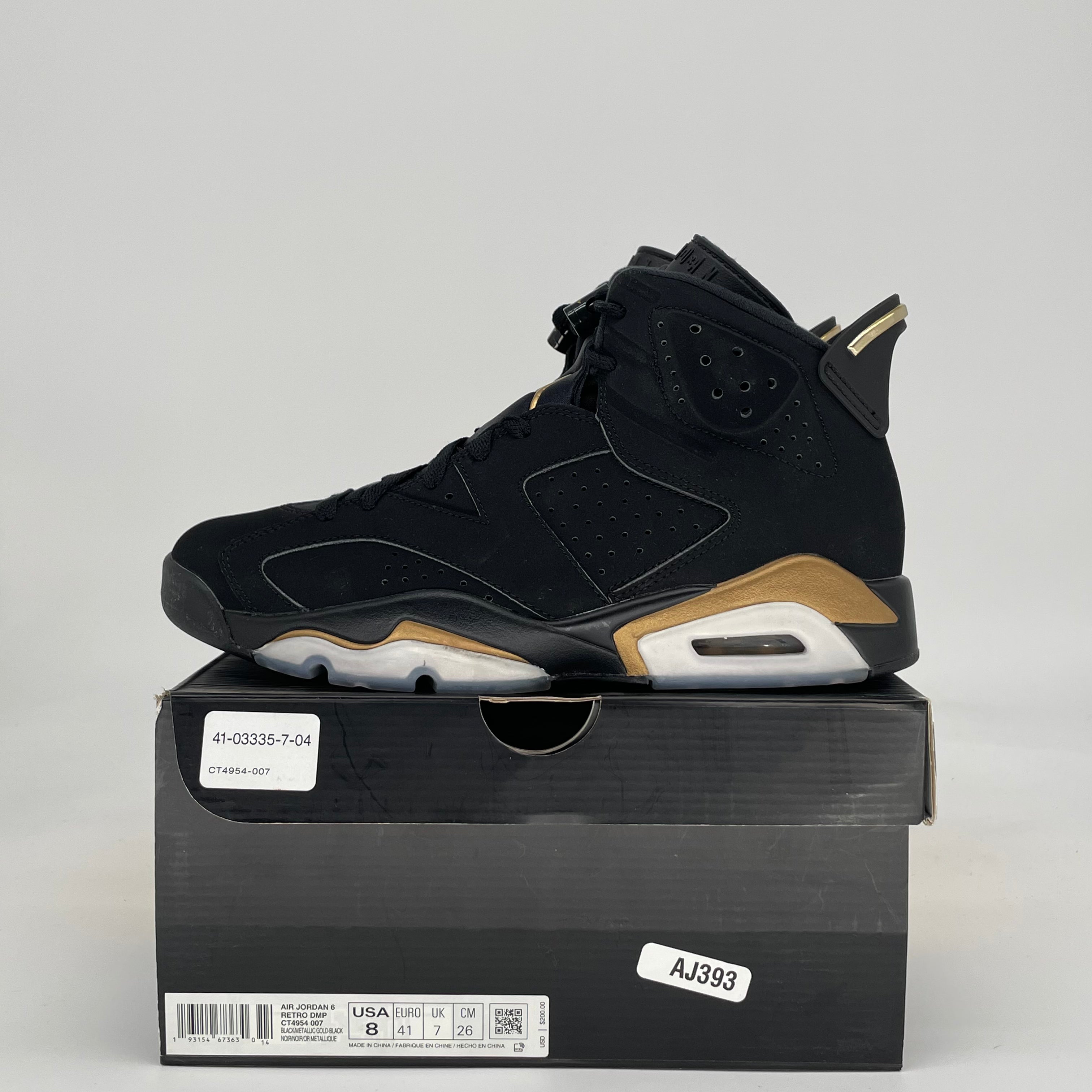 AIR JORDAN 6 DMP CT4954-007 SIZE 8/9.5W