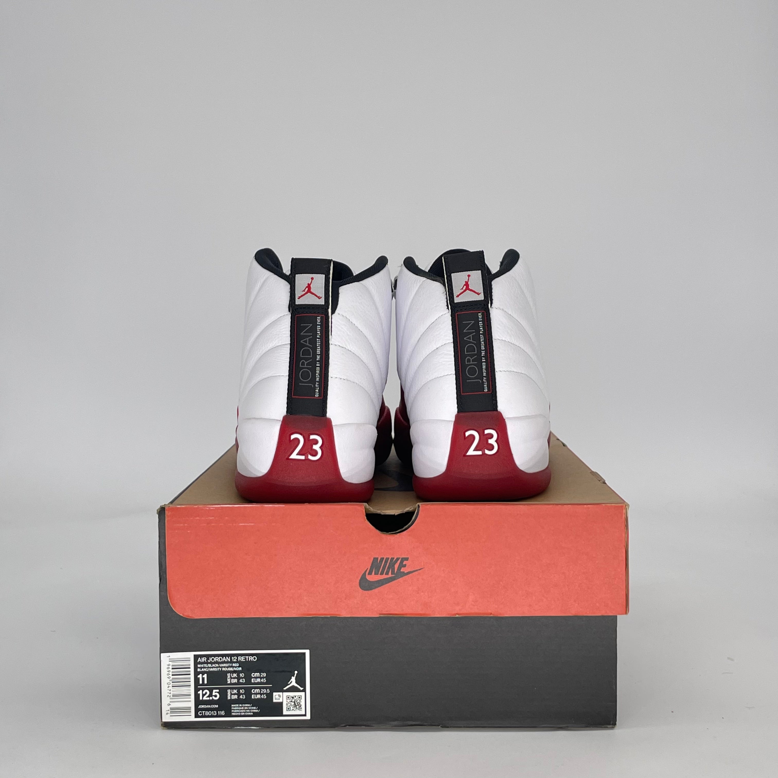 AIR JORDAN 12 CHERRY (2023) CT8013-116 SIZE 11/12.5W