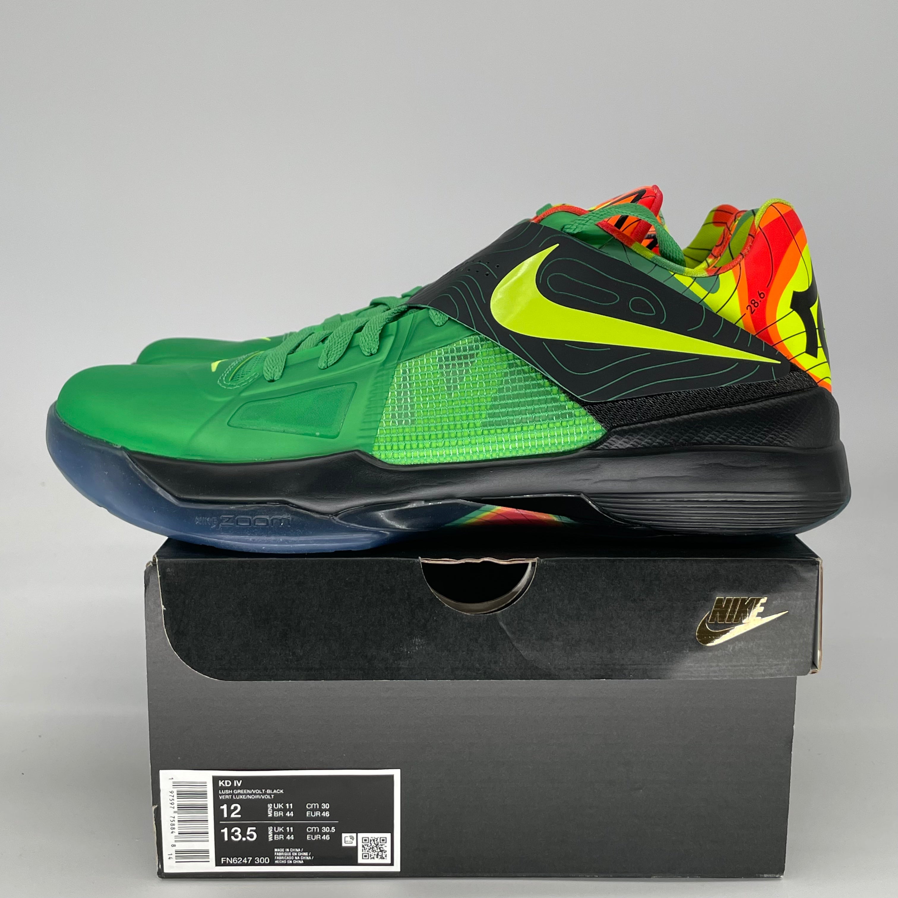 NIKE KD 4 WEATHERMAN FN6247-300 SIZE 12/13.5W