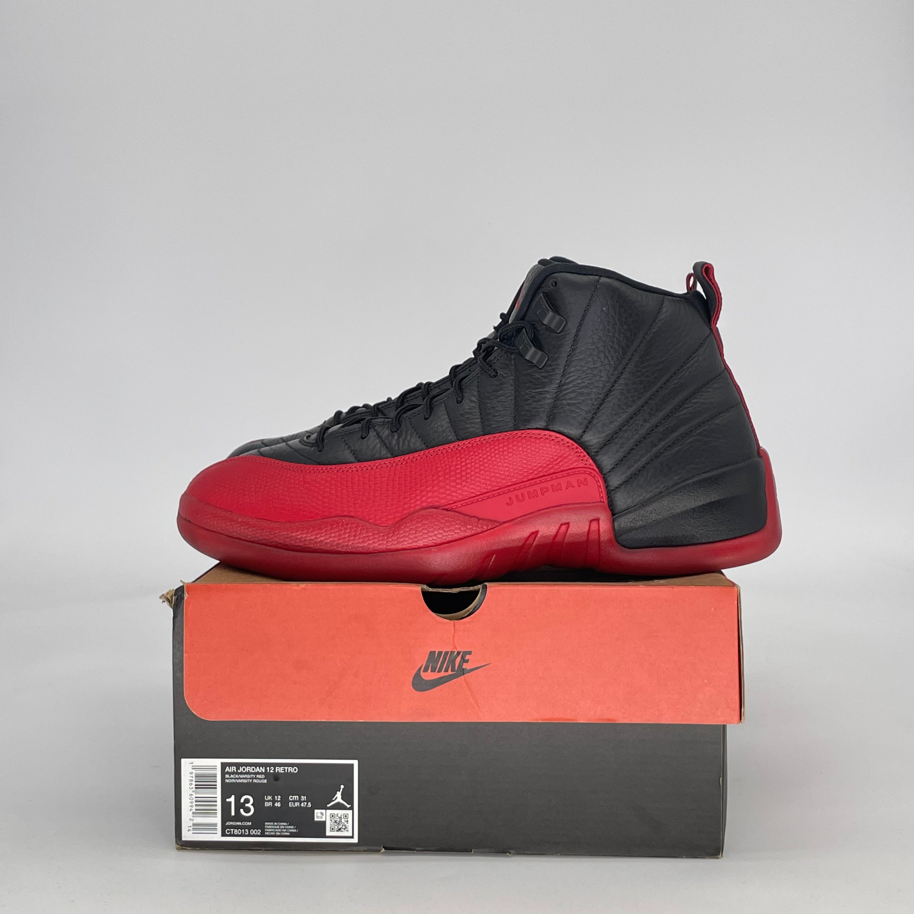 AIR JORDAN 12 FLU GAME CT8013-002 SIZE 13/14.5W