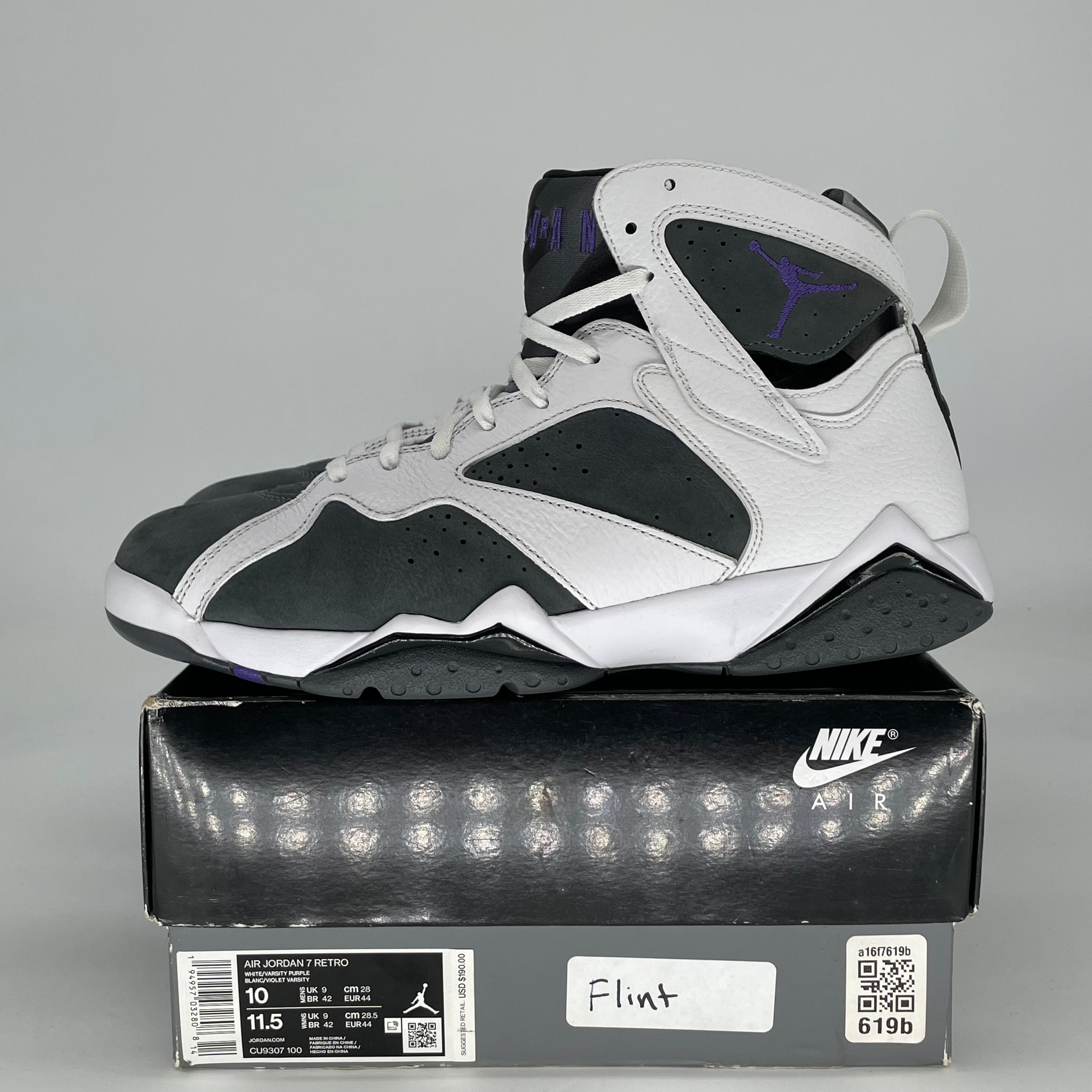 AIR JORDAN 7 FLINT CU9307-100 SIZE 10/11.5W
