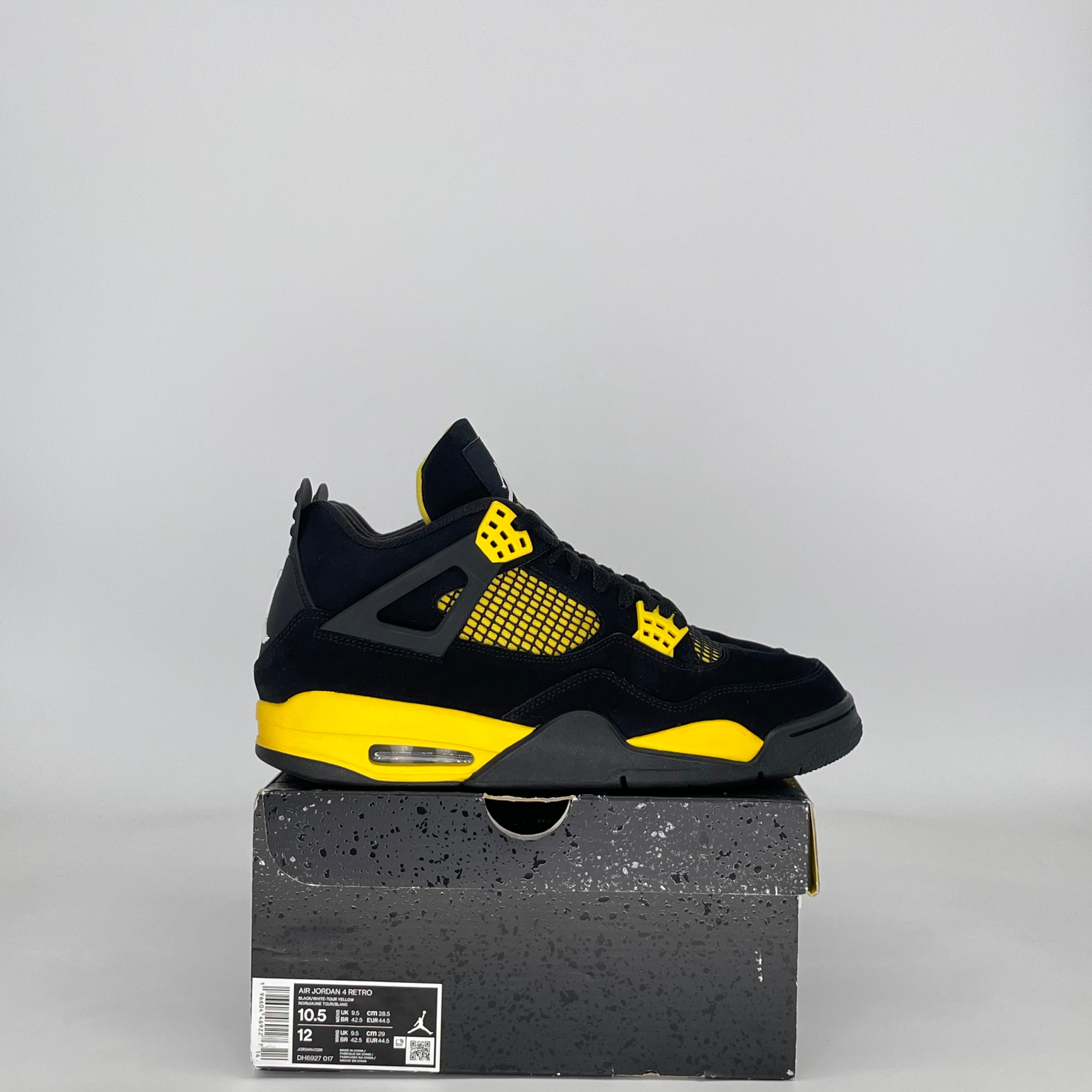 AIR JORDAN 4 THUNDER (2023) DH6927-017 SIZE 10.5/12W