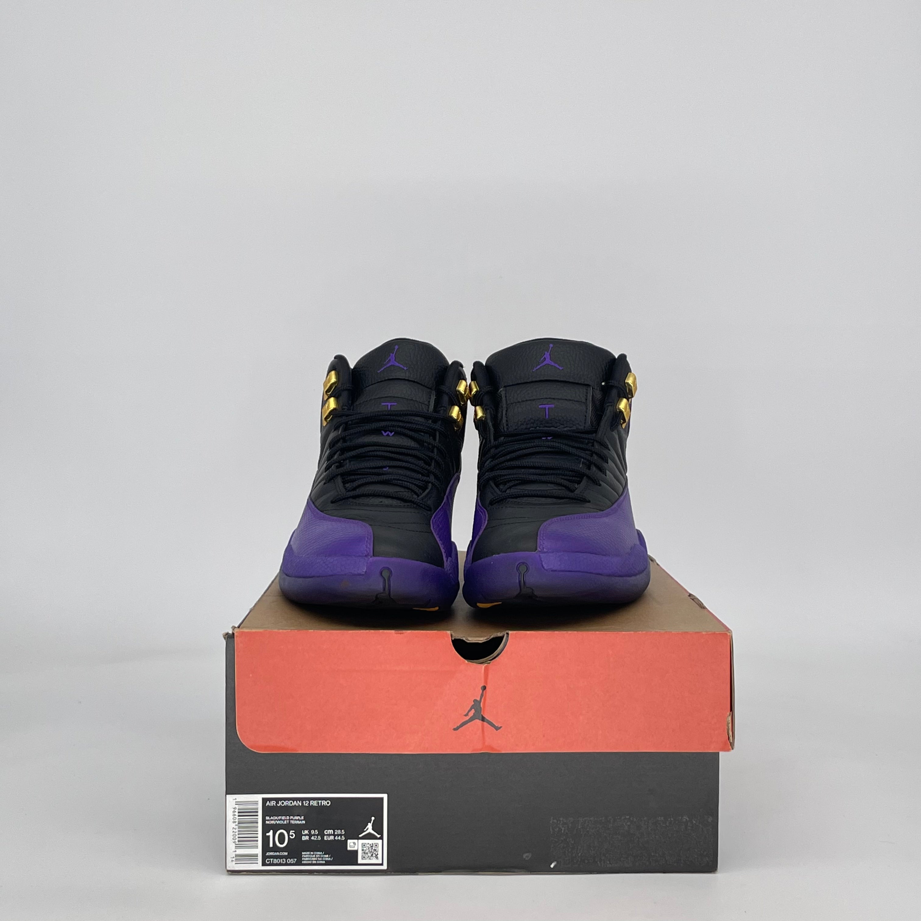 AIR JORDAN 12 FIELD PURPLE CT8013-057 SIZE 10.5/12W