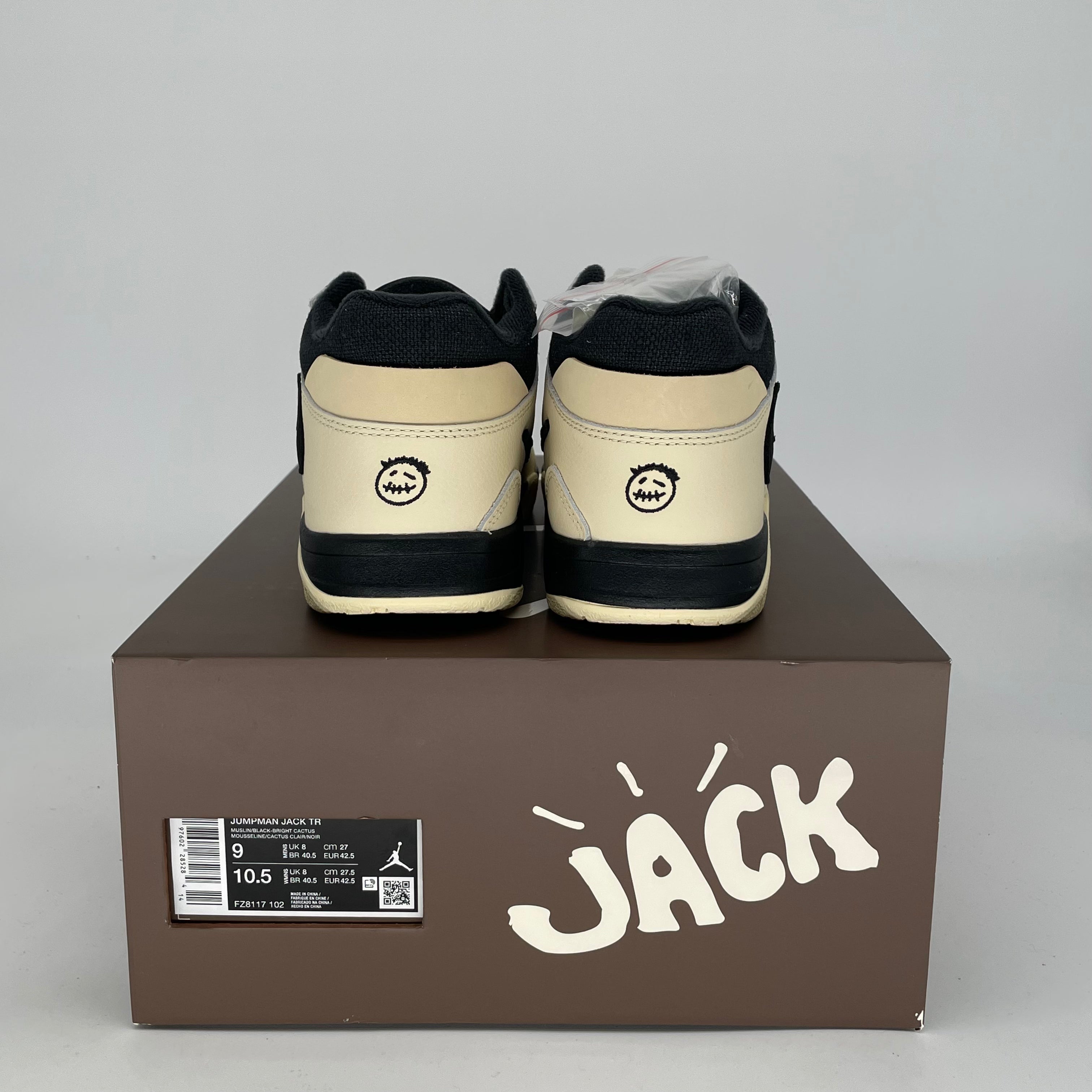 TRAVIS SCOTT X JORDAN JUMPMAN JACK TR BRIGHT CACTUS FZ8117-102 9/10.5W