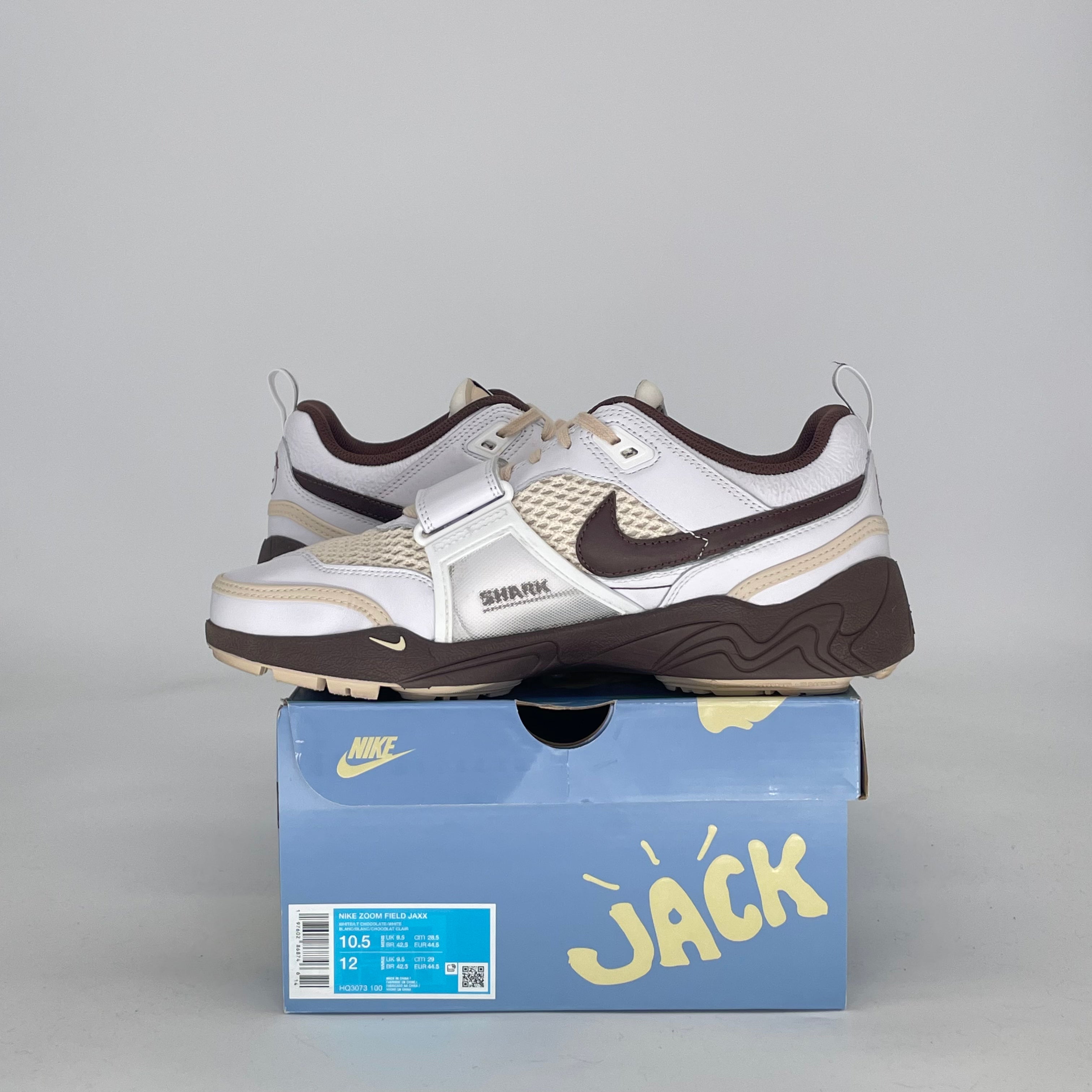 NIKE ZOOM FIELD JAXX TRAVIS SCOTT LIGHT CHOCOLATE HQ3073-100 SIZE 10.5/12W